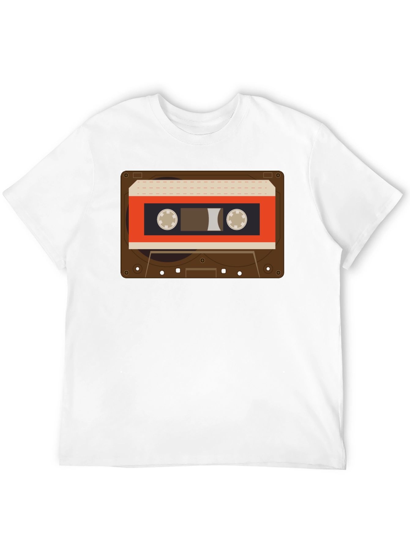 Black Retro Cassette Tape Graphic T-Shirt - Vintage Style view 12