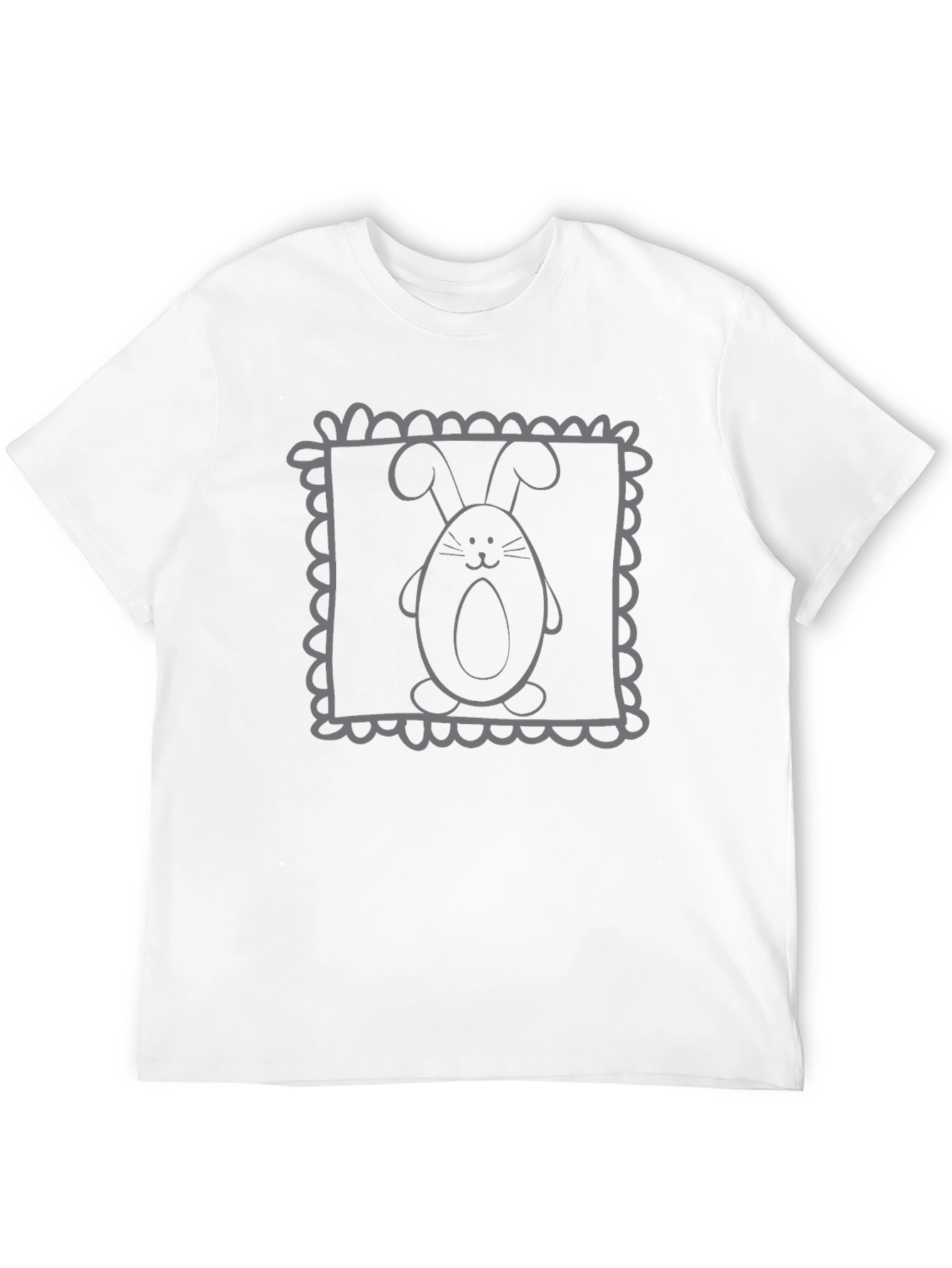 Black Easter Bunny T-Shirt - Cute Holiday Tee view 12