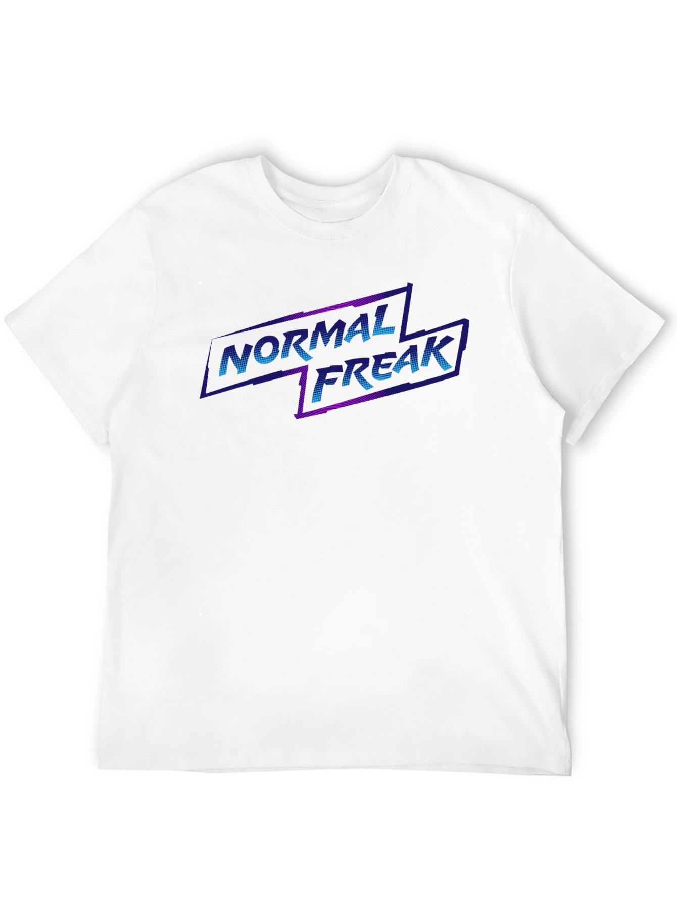 Black Normal Freak Graphic Tee - Black Cotton T-Shirt view 12