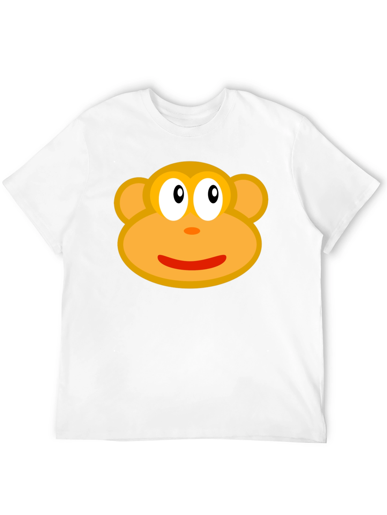 Black Monkey Face Graphic Tee - Black Cotton T-Shirt view 12