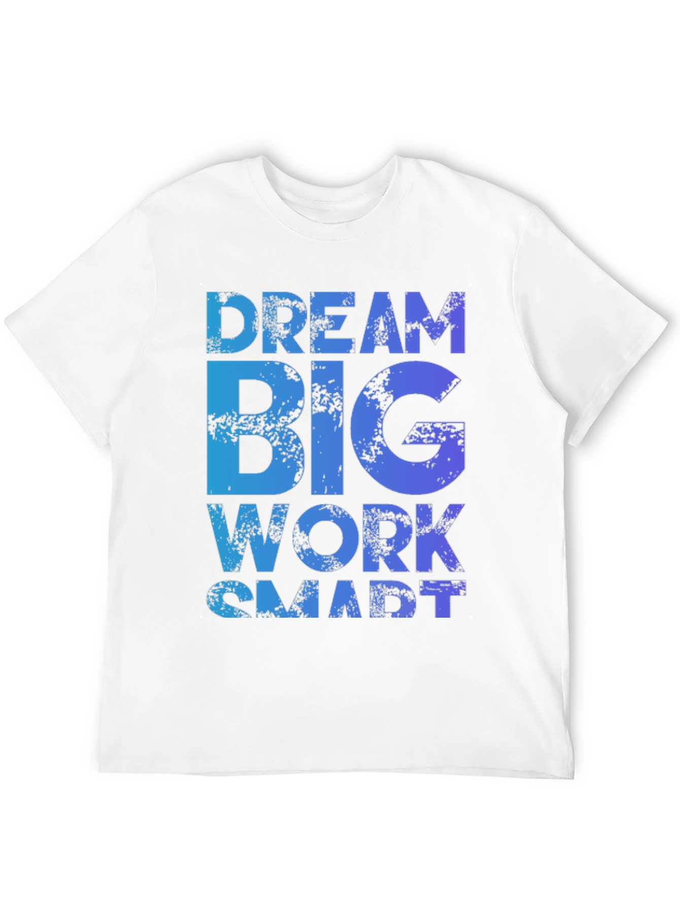 Black Dream Big Work Smart Black T-Shirt view 12
