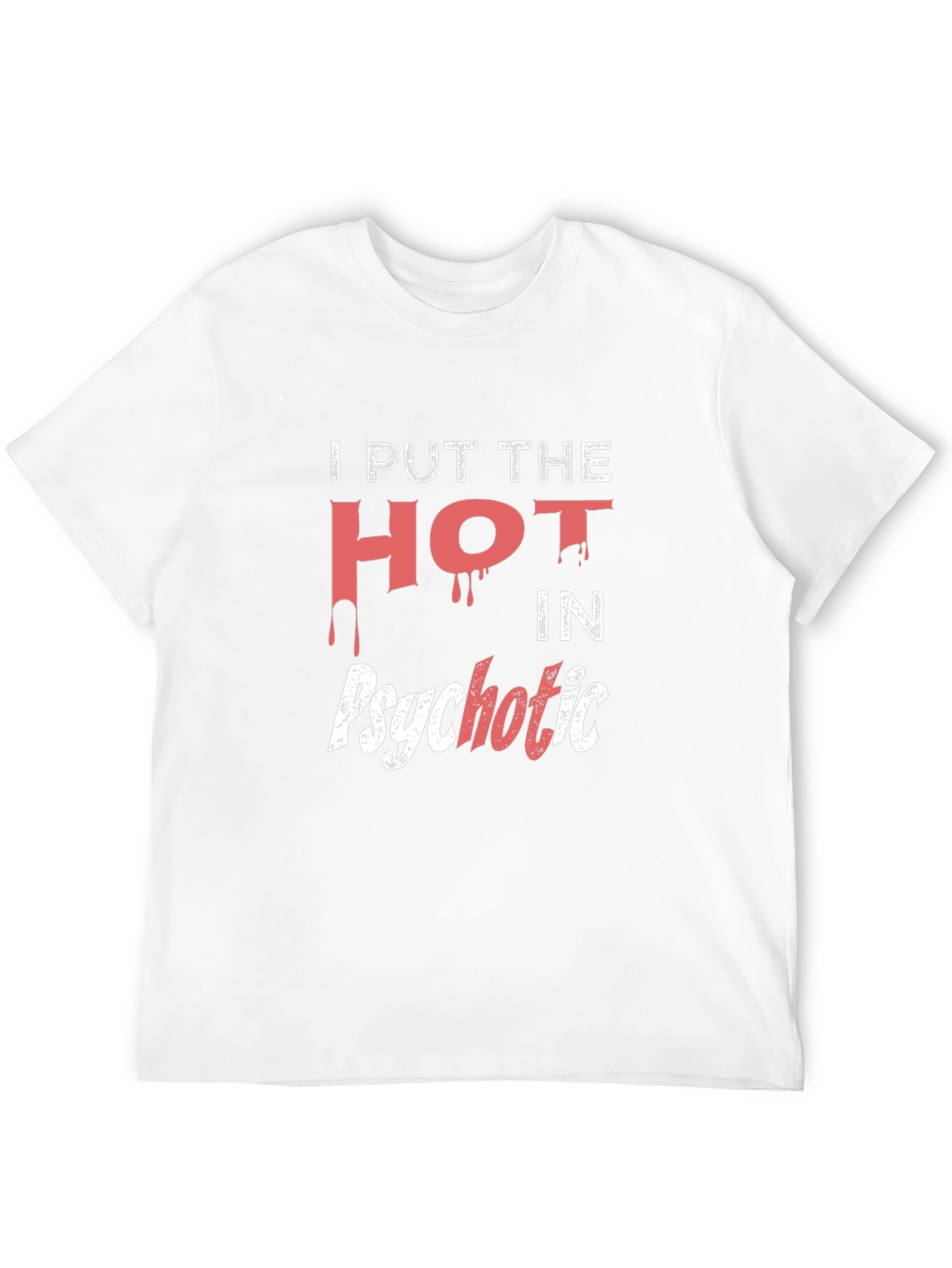 Black Hot Psychotic Black Graphic Tee view 12