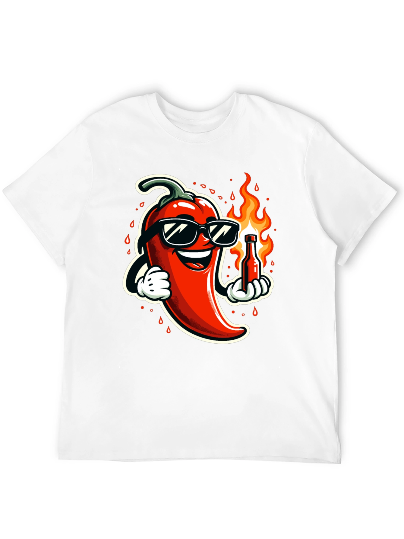 Spicy Chili Pepper Black T-Shirt - 12