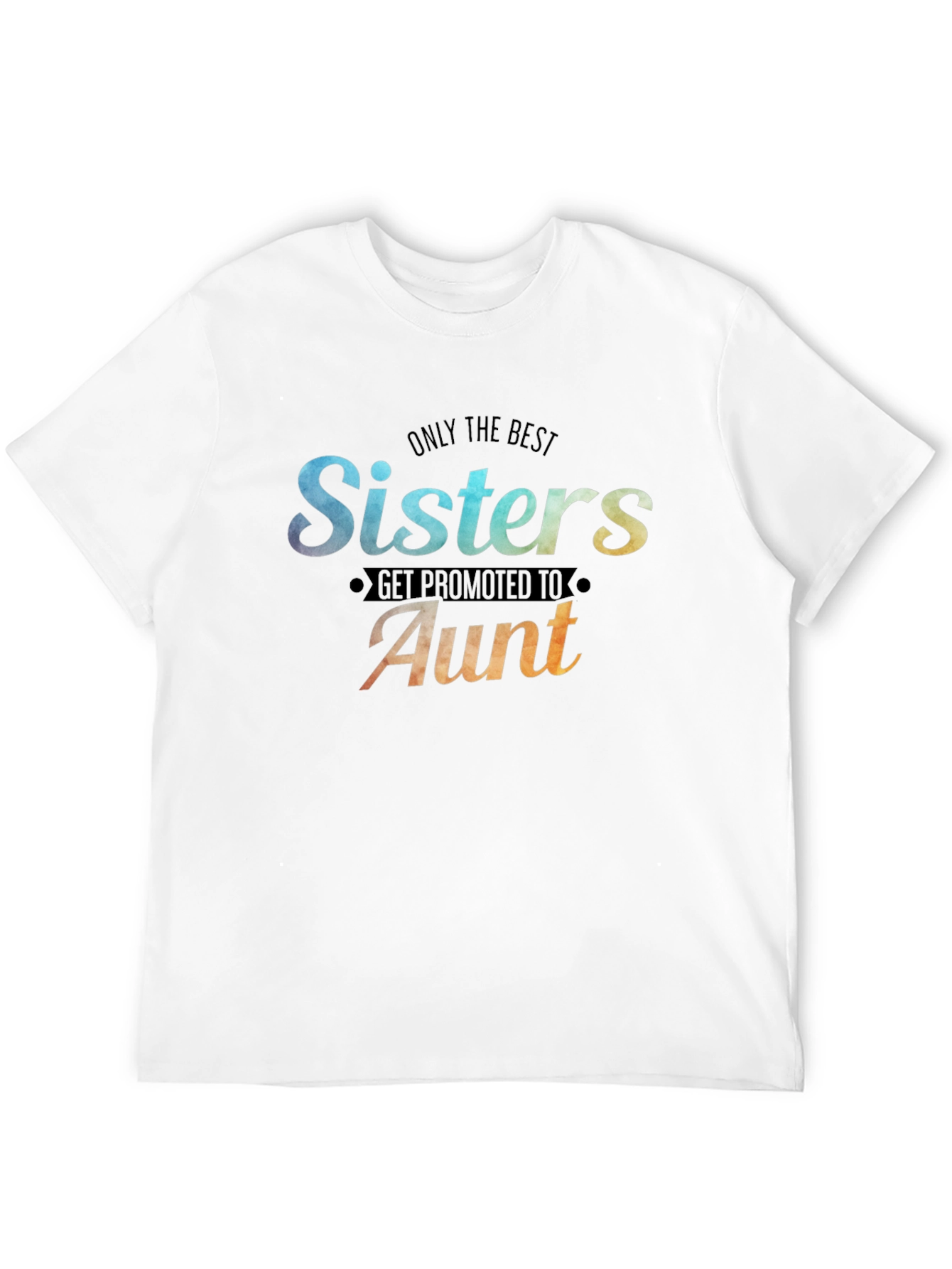 Black Best Sisters Get Promoted to Aunt Graphic T-Shirt view 12