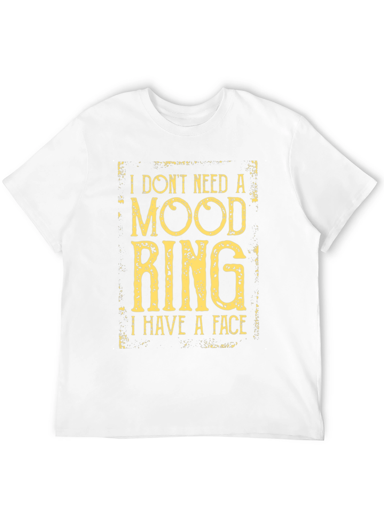 Black Mood Ring Graphic Tee - Black Humor T-Shirt view 12