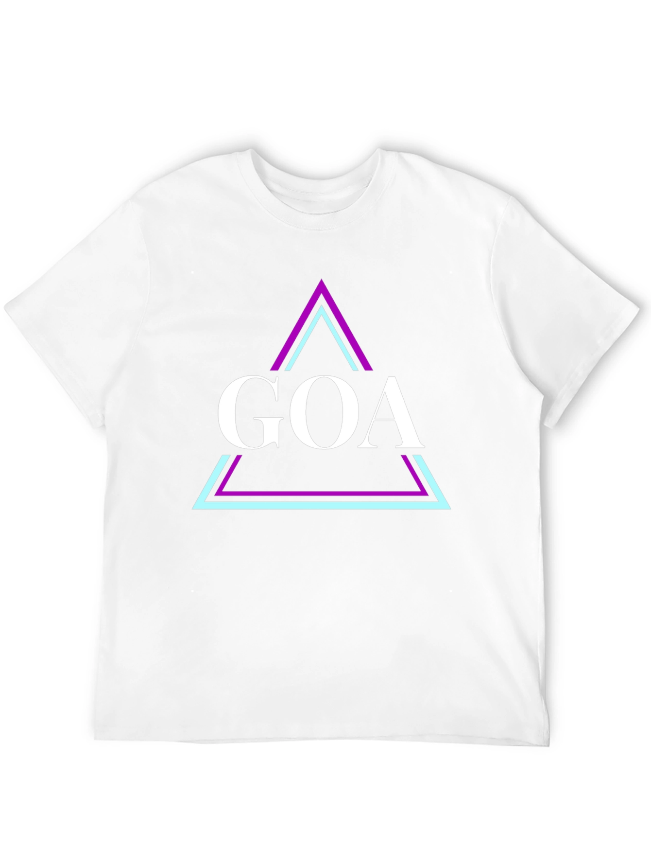 Black GOA Graphic Tee - Black Cotton Blend T-Shirt view 12