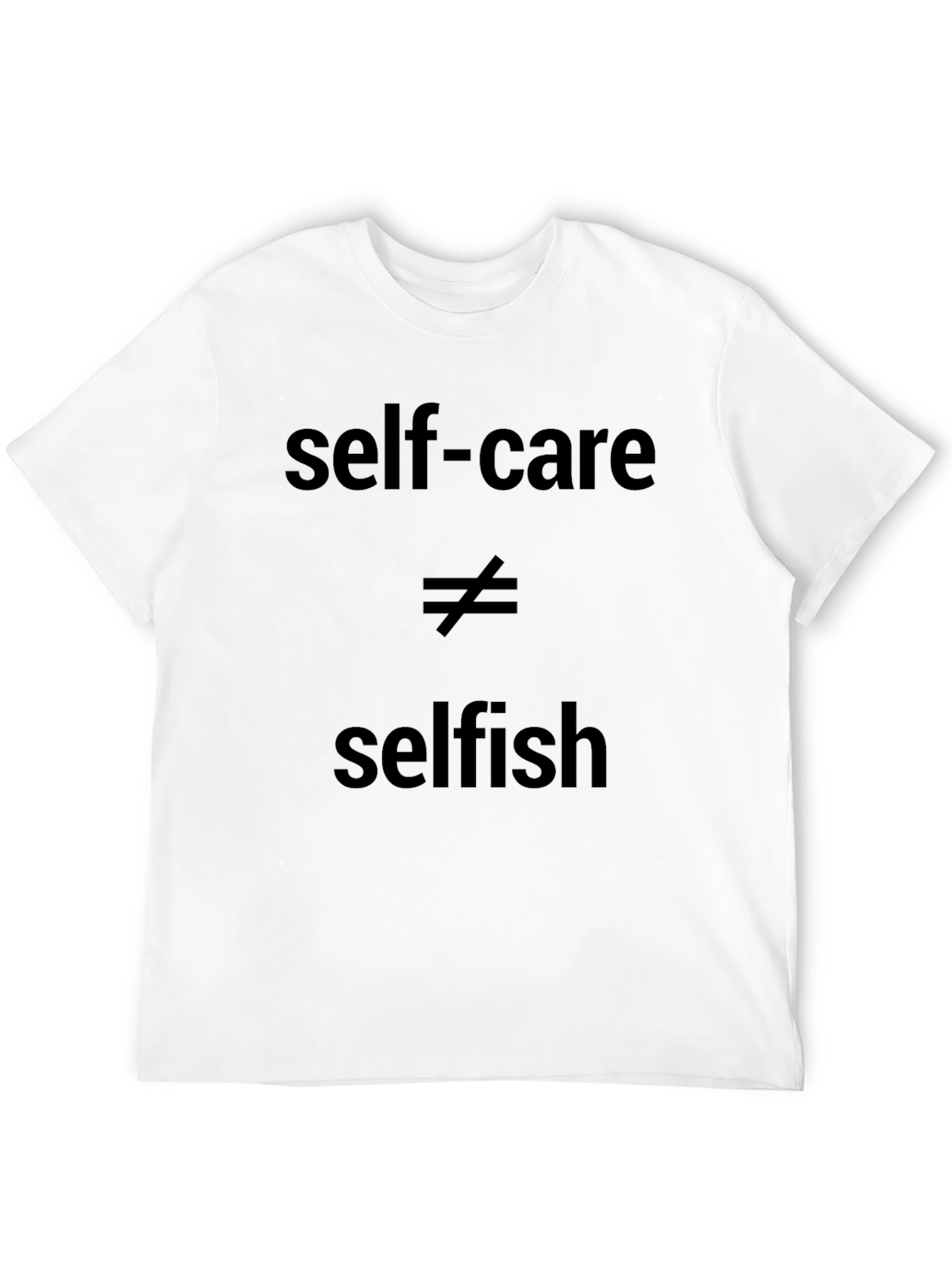 Black Self-Care Isn't Selfish Black Graphic Tee view 12