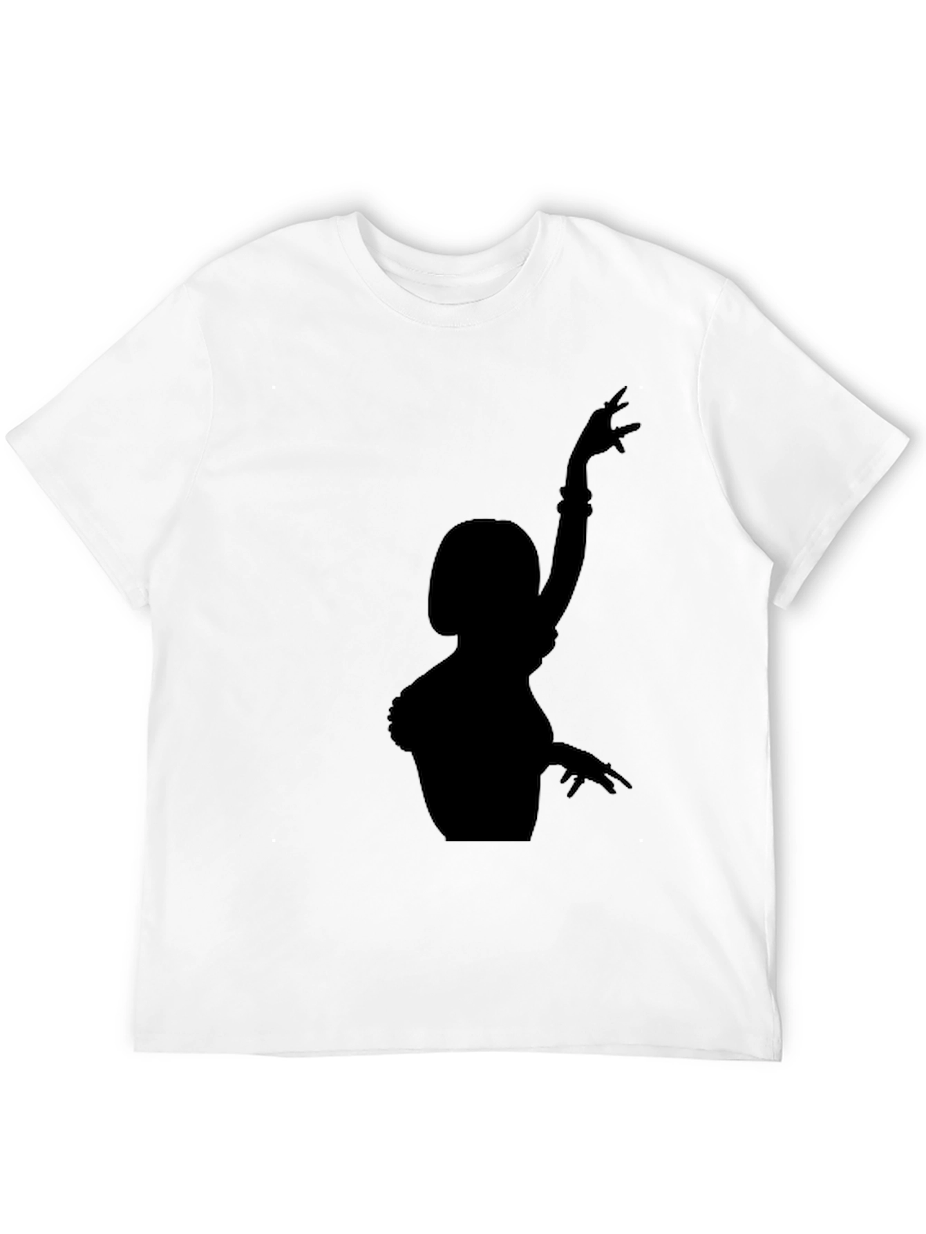 Black Silhouette Dancer Black T-Shirt view 12
