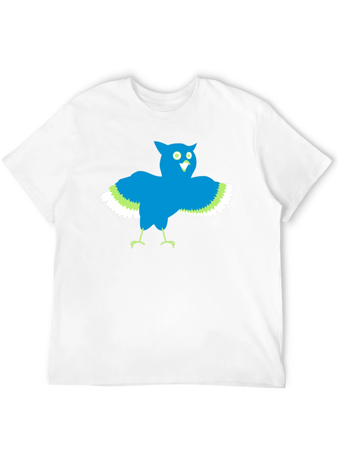Black Funny Owl Graphic Black T-Shirt view 12