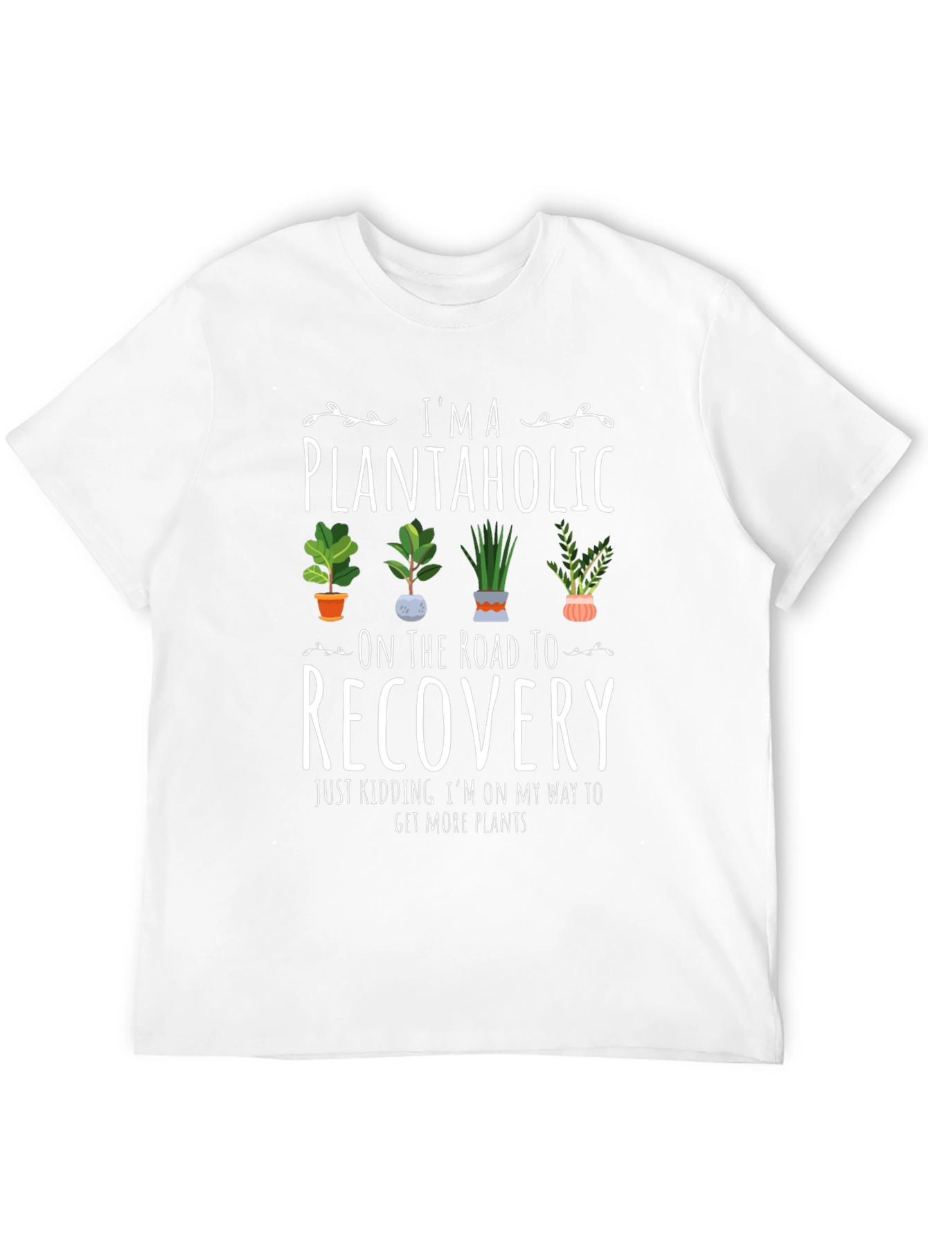Black Plantaholic Graphic Tee - Funny Plant Lover Shirt view 12