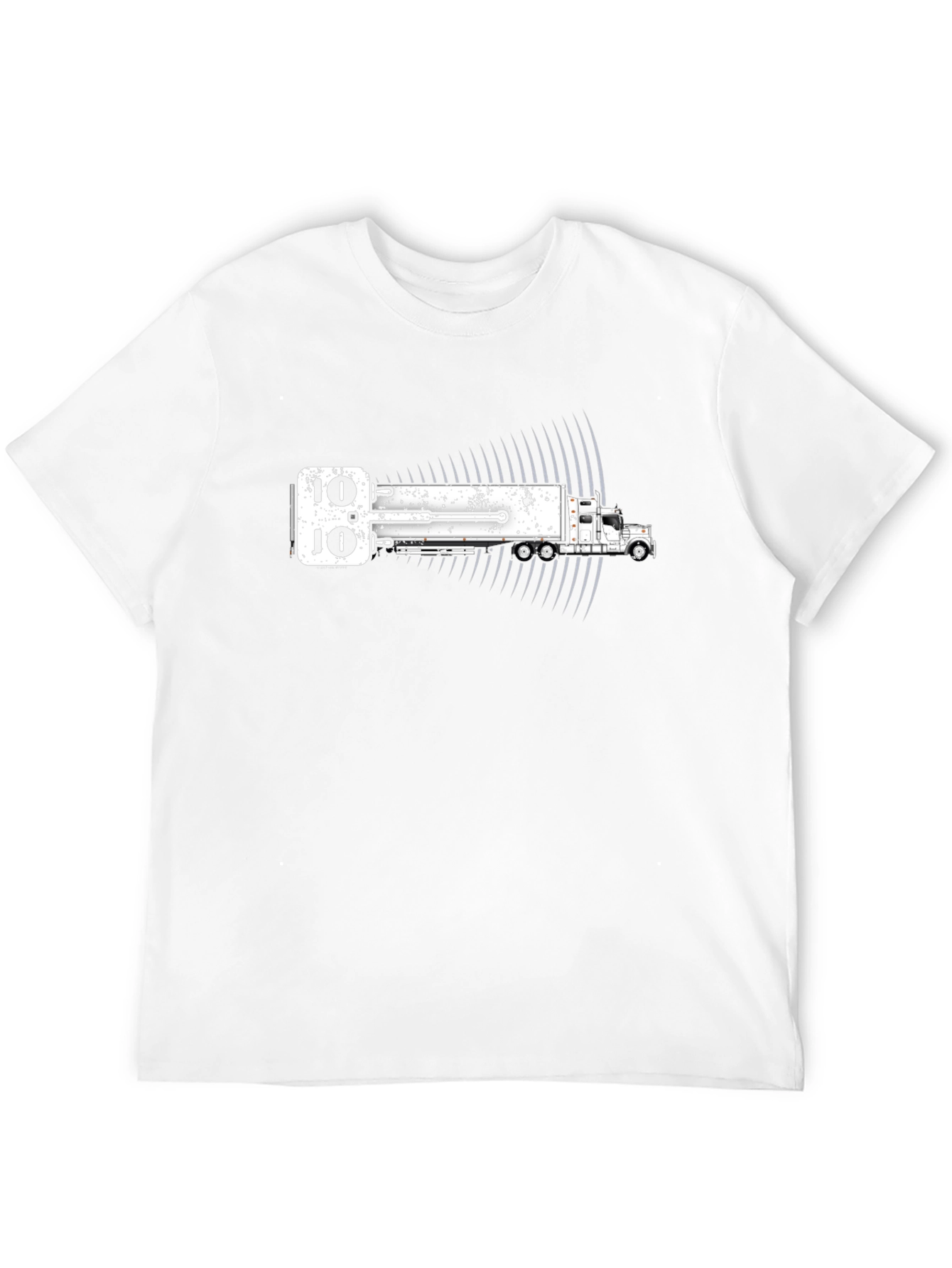Black Trucking Domino Effect T-Shirt view 12