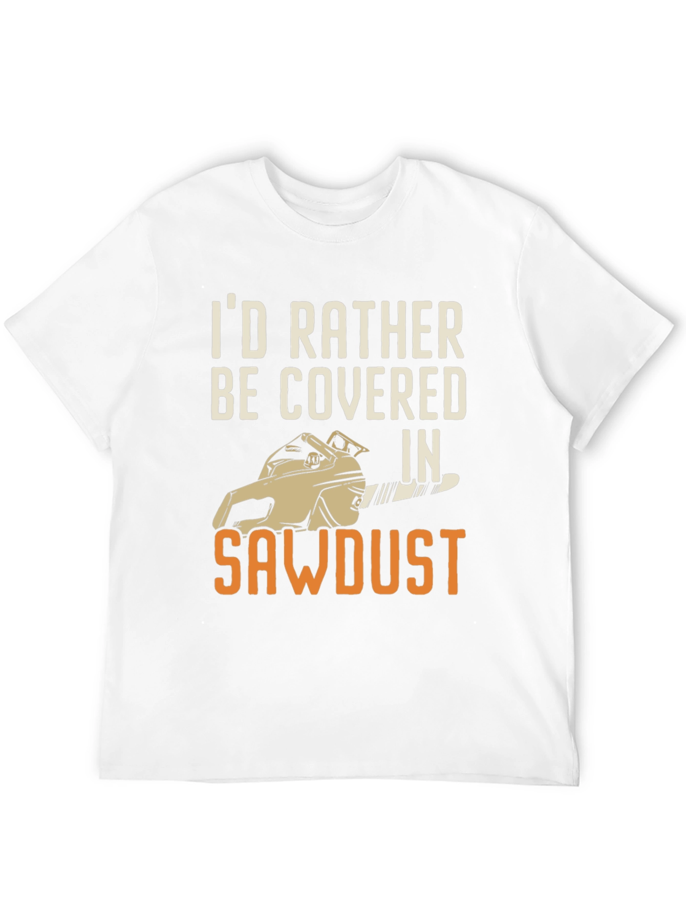 Black Sawdust Chainsaw Graphic T-Shirt - Lumberjack Apparel view 12
