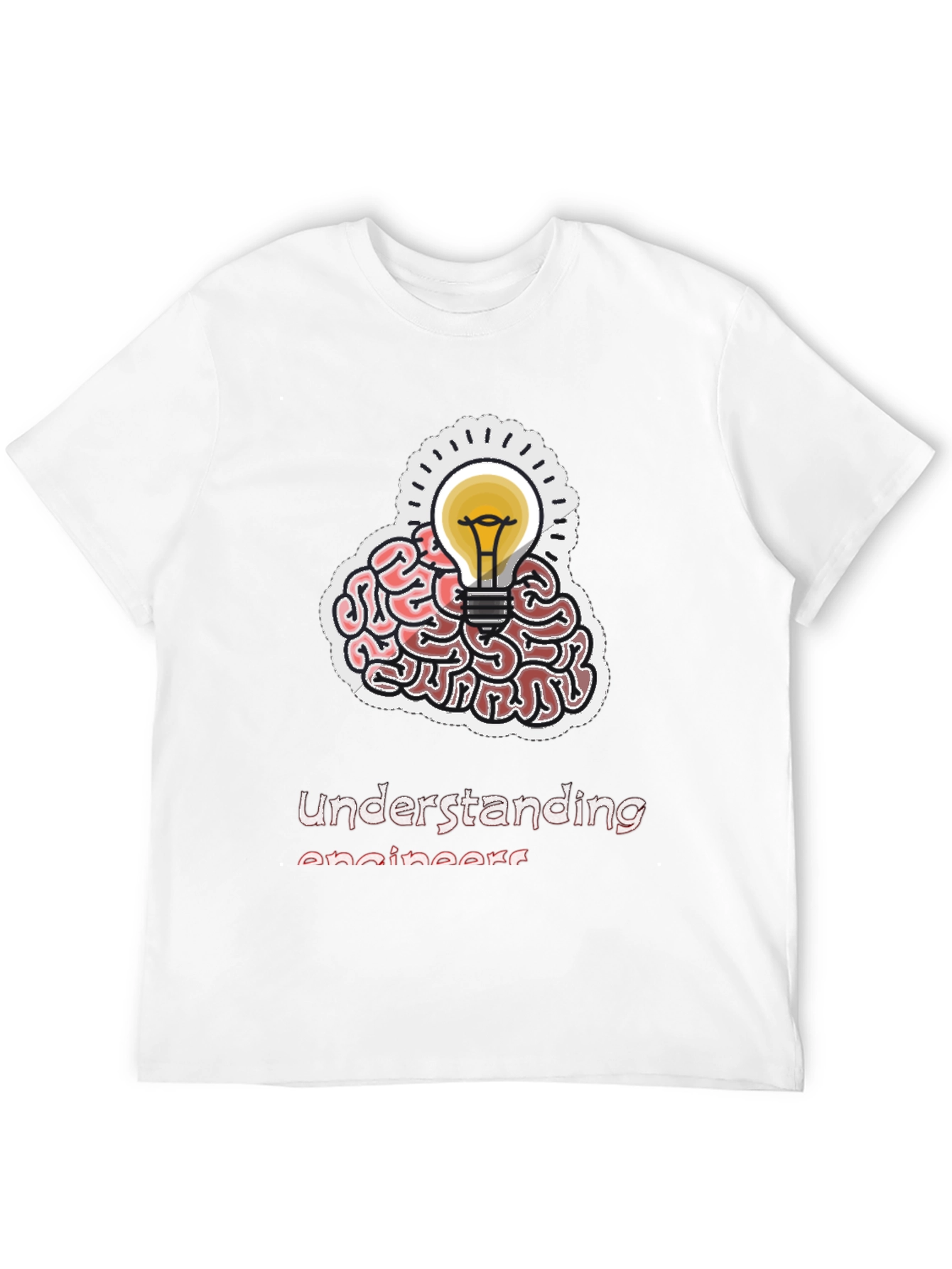 Black Understanding Engineers Brain T-Shirt view 12