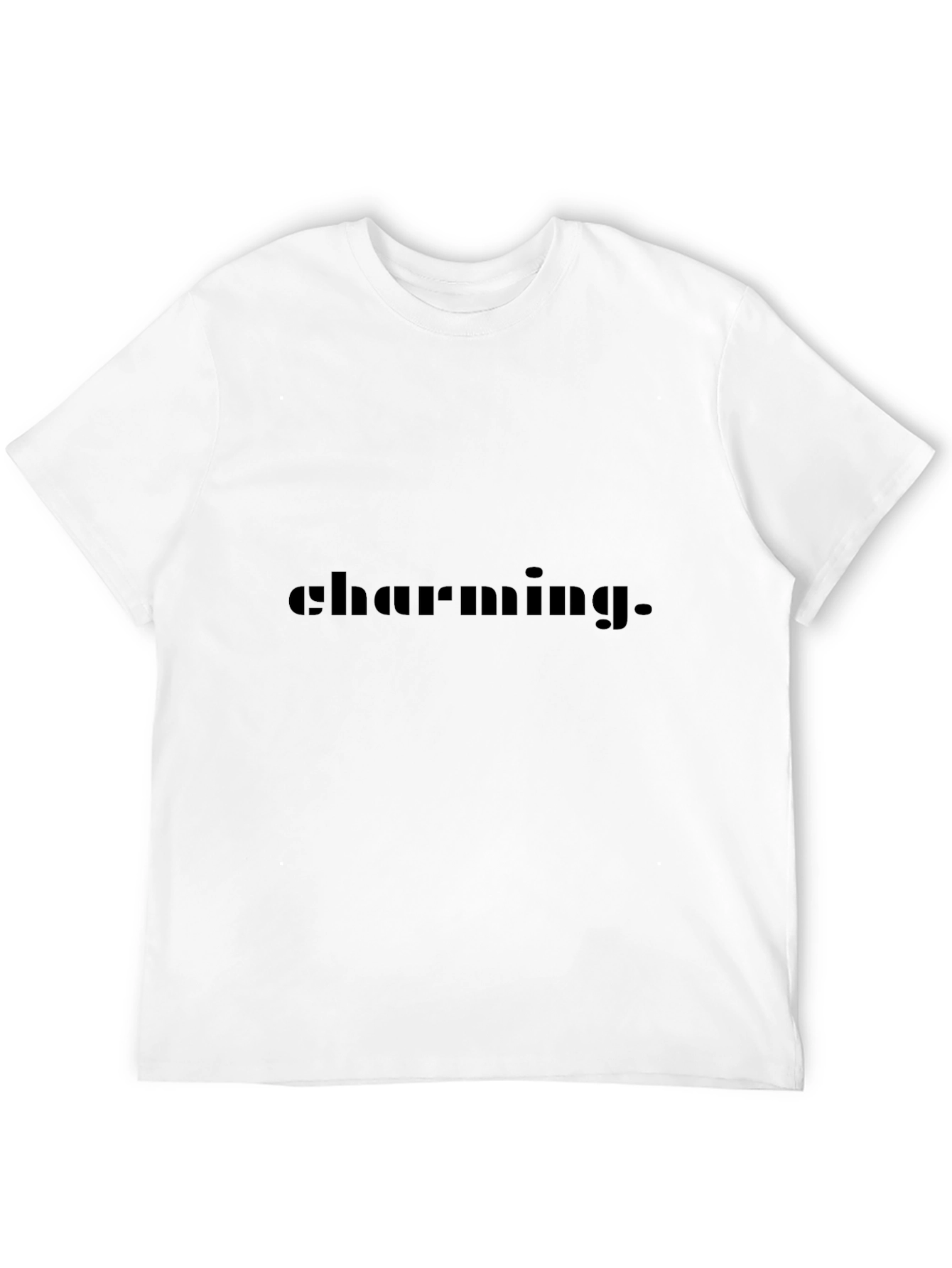Black Charming Black T-Shirt - Stylish and Comfortable view 12
