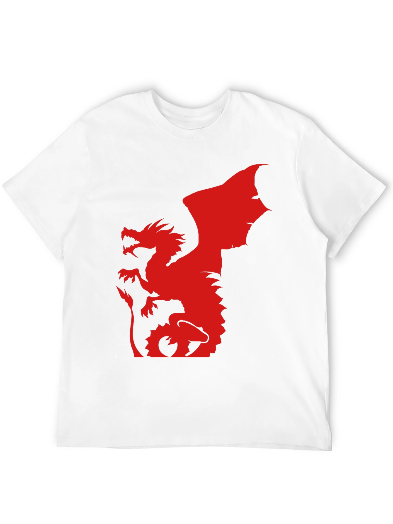 Black Red Dragon Graphic Tee - Bold & Unique! view 12