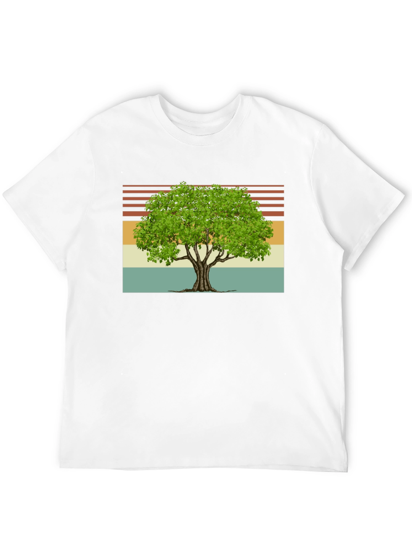 Black Vintage Tree Graphic T-Shirt view 12
