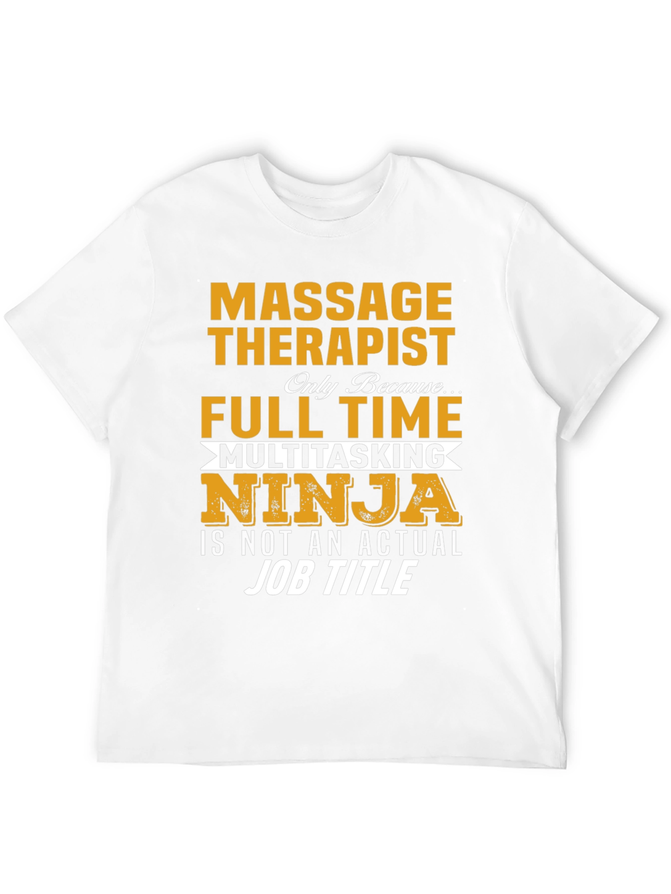 Black Massage Therapist Ninja T-Shirt view 12