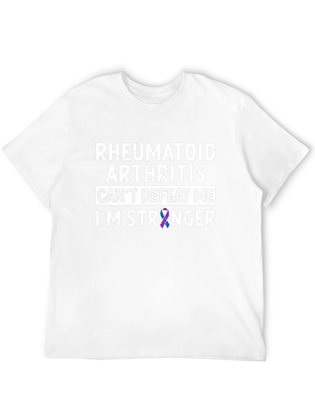 Black Rheumatoid Arthritis Awareness T-Shirt - I'm Stronger view 12