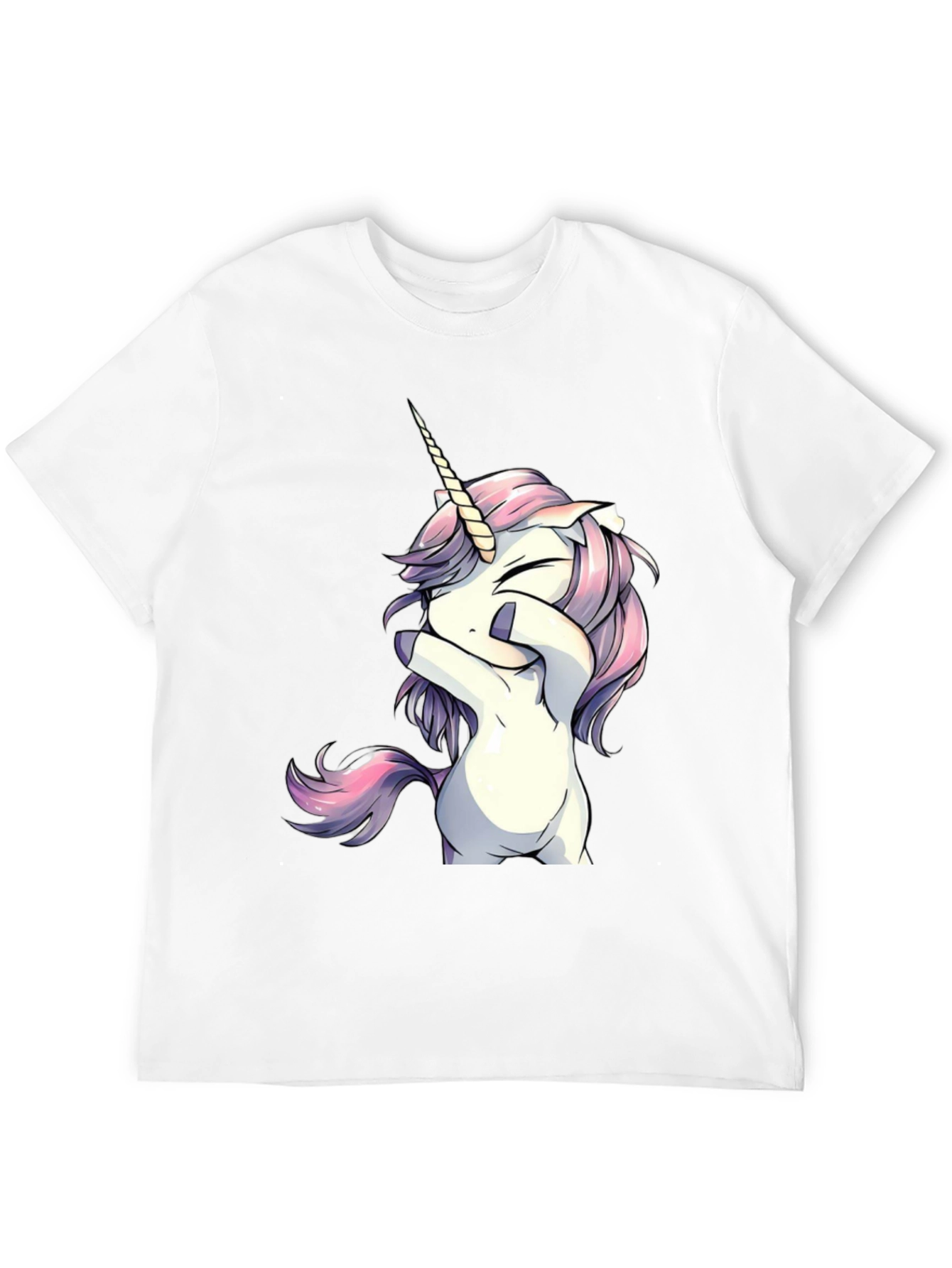 Black Unicorn Graphic Tee - Black Cotton Blend view 12