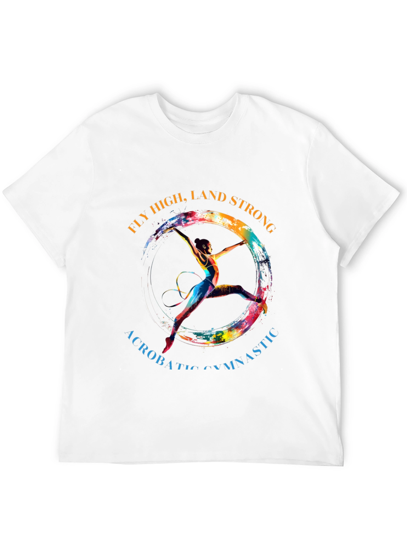 Black Gymnastics Fly High T-Shirt view 12