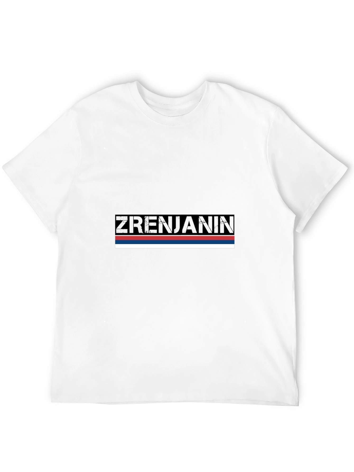 Zrenjanin Serbia Flag T-Shirt - 12