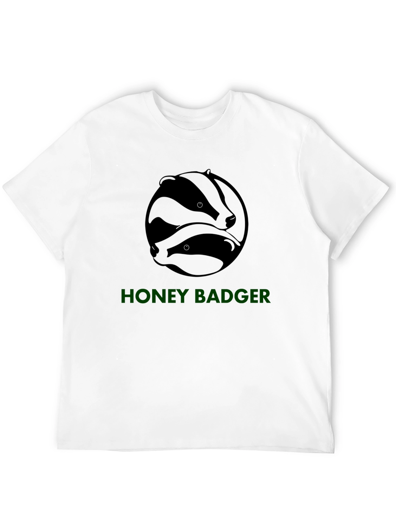 Black Honey Badger Graphic Tee - Black view 12