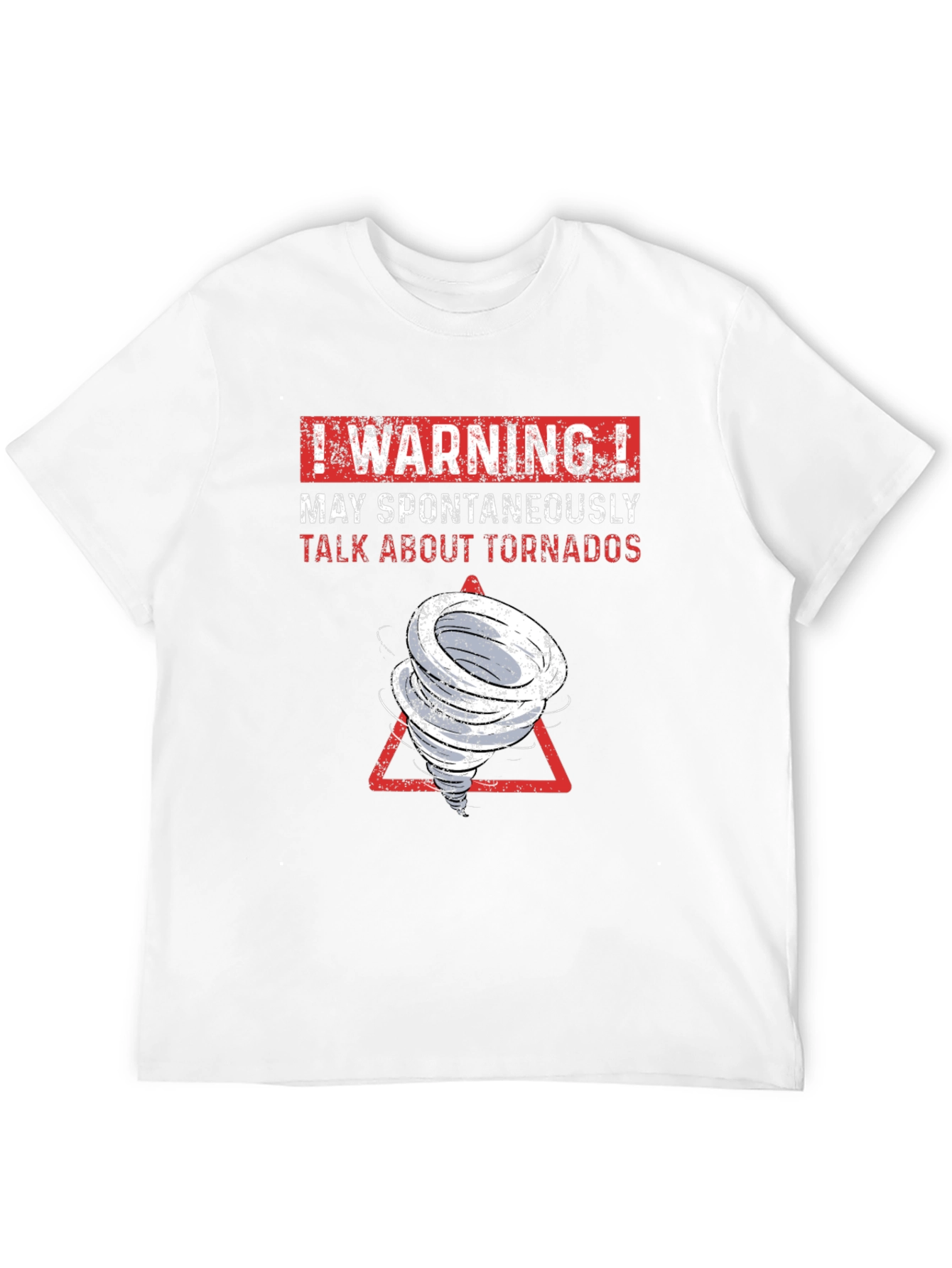Black Tornado Humor Graphic T-Shirt view 12