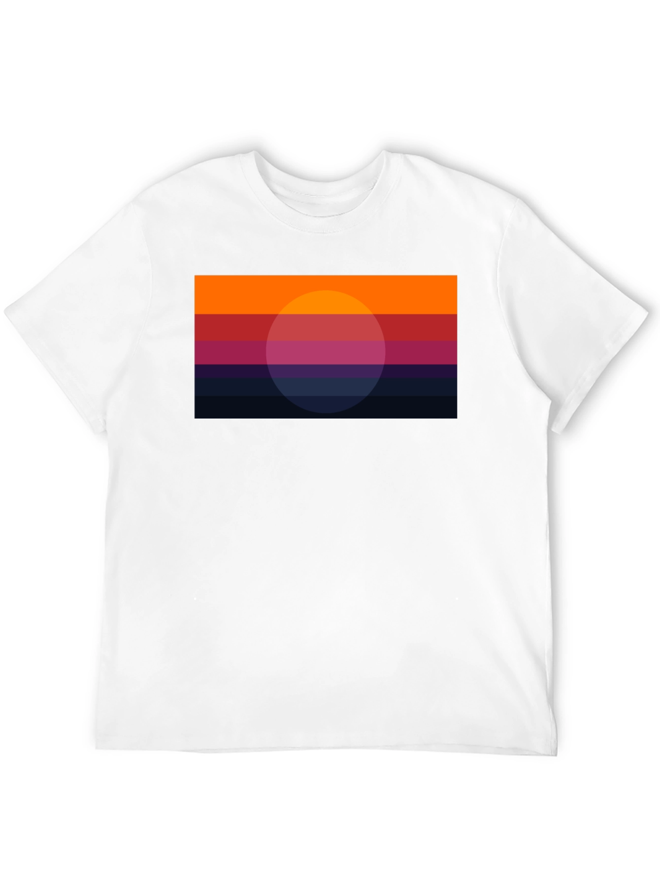 Black Retro Sunset Graphic Tee - Stylish & Unique Design view 12