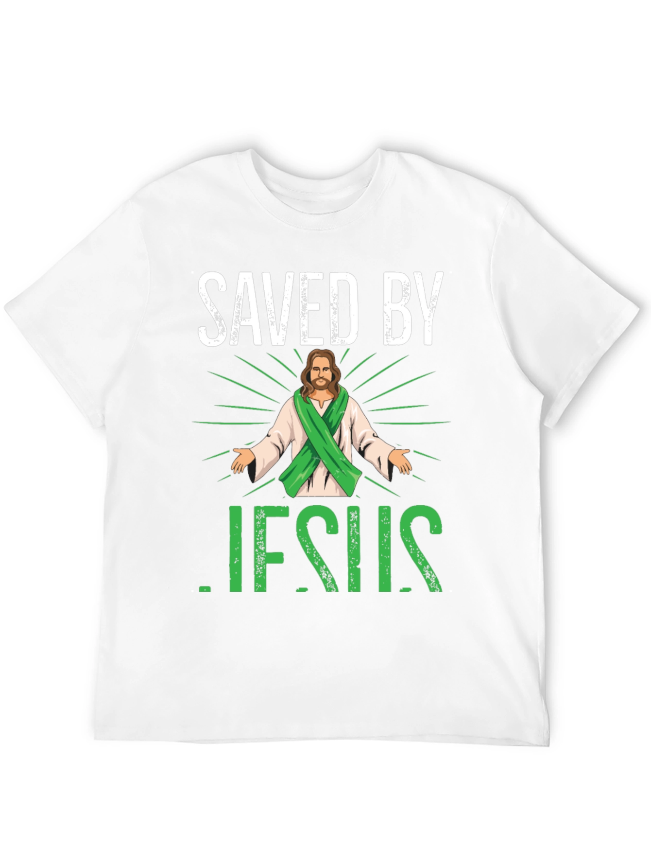 Saved by Jesus Graphic T-Shirt - 12