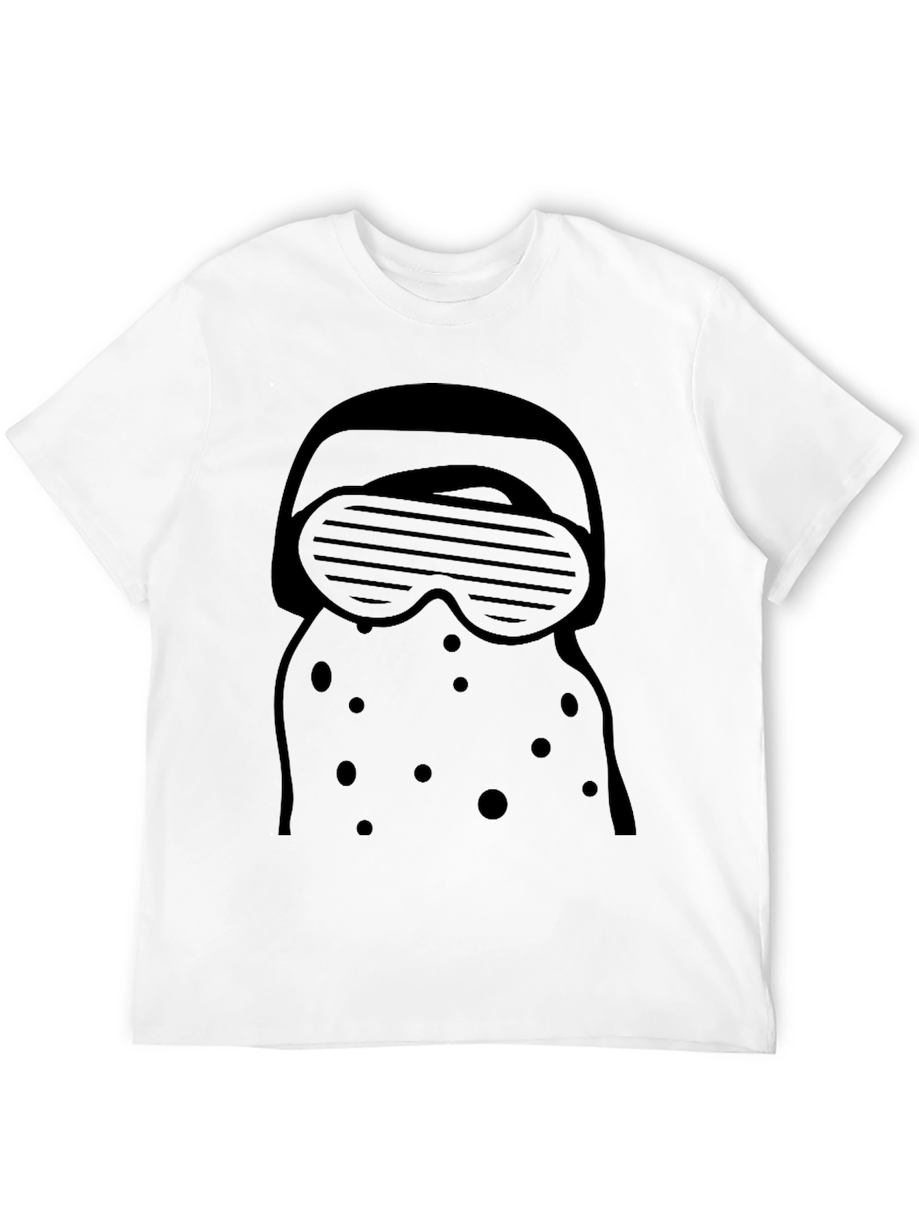 Black Retro Helmet T-Shirt view 12