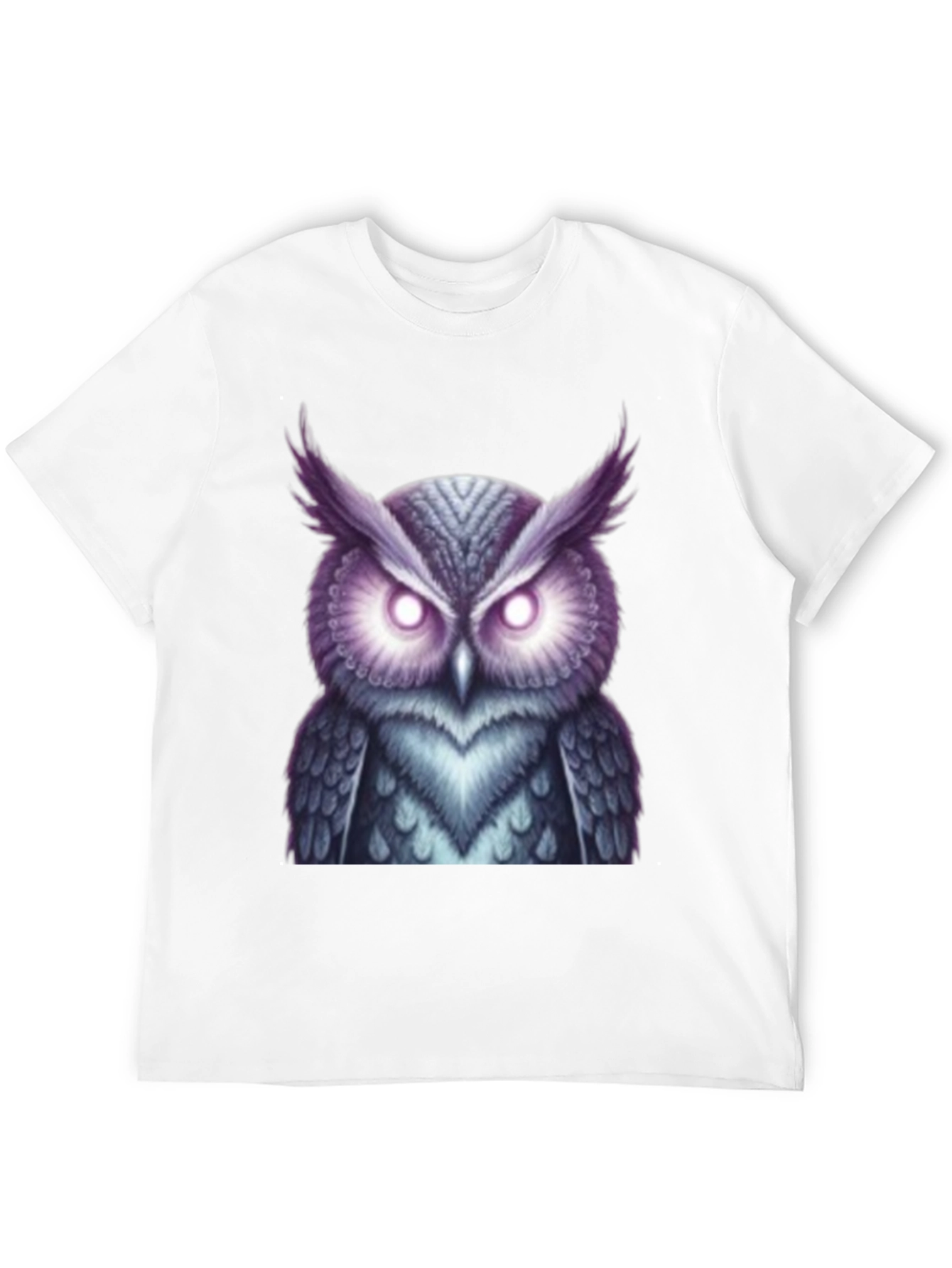 Mystic Owl Graphic Tee - Black Cotton - 12