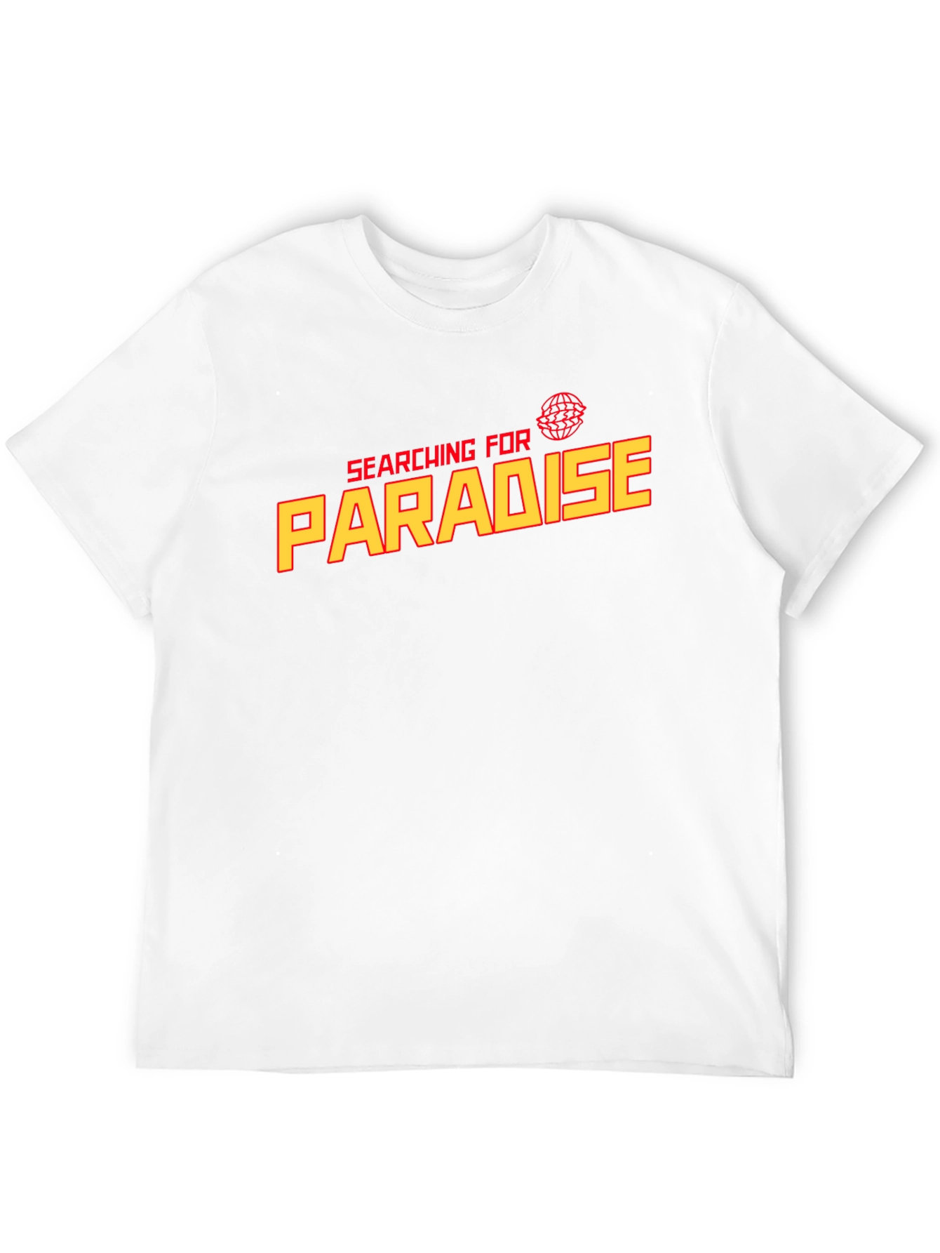 Black Searching for Paradise Graphic Tee - Black view 12