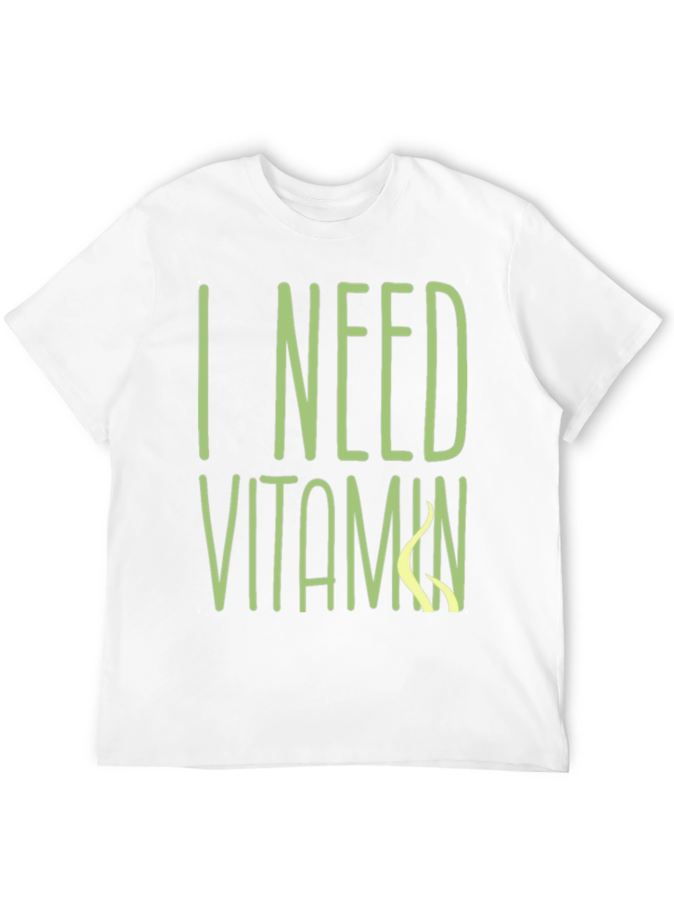 Black I Need Vitamin Sea T-Shirt - Black Cotton Tee view 12