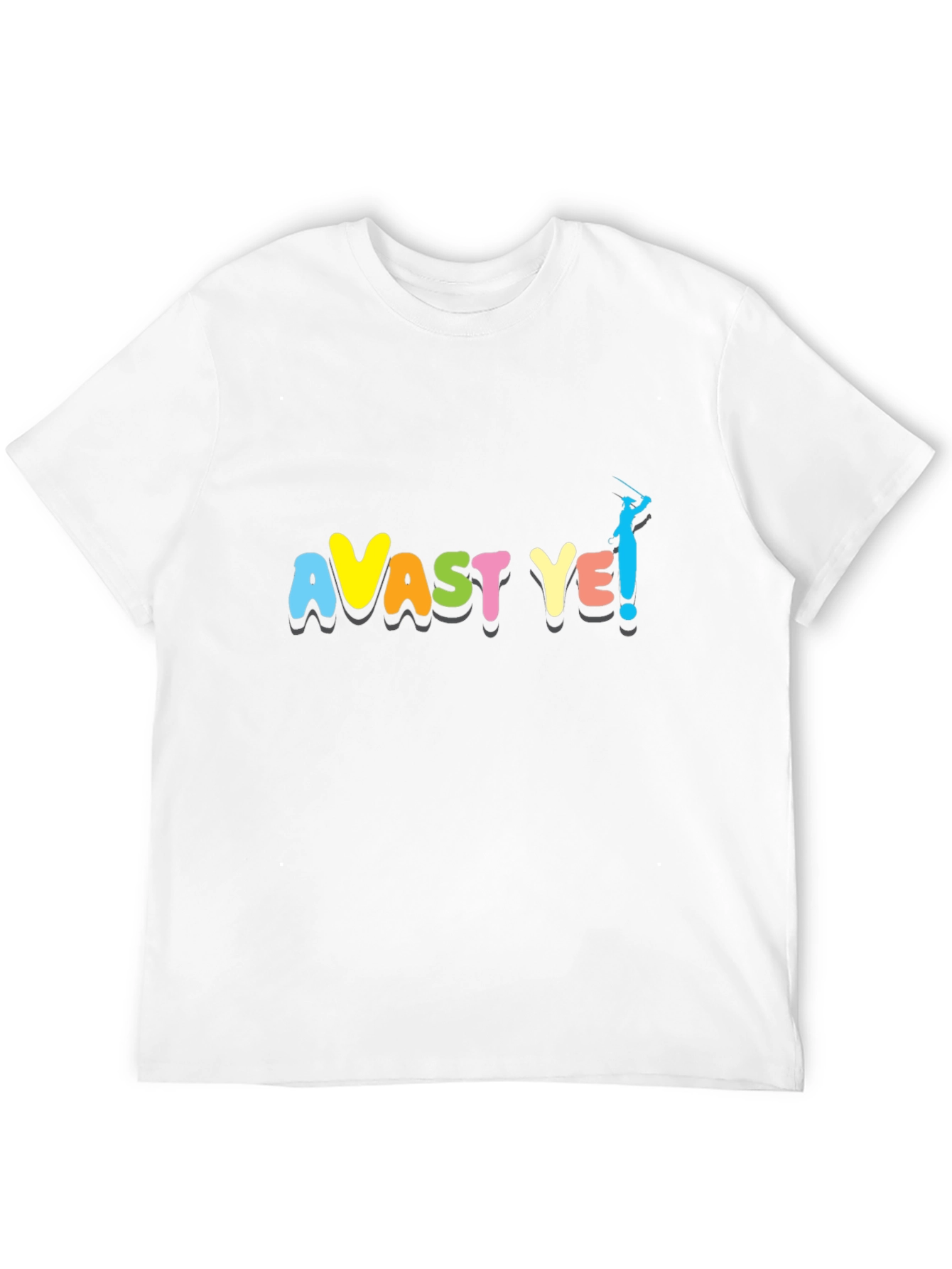 Black Avast Ye! Black T-Shirt view 12