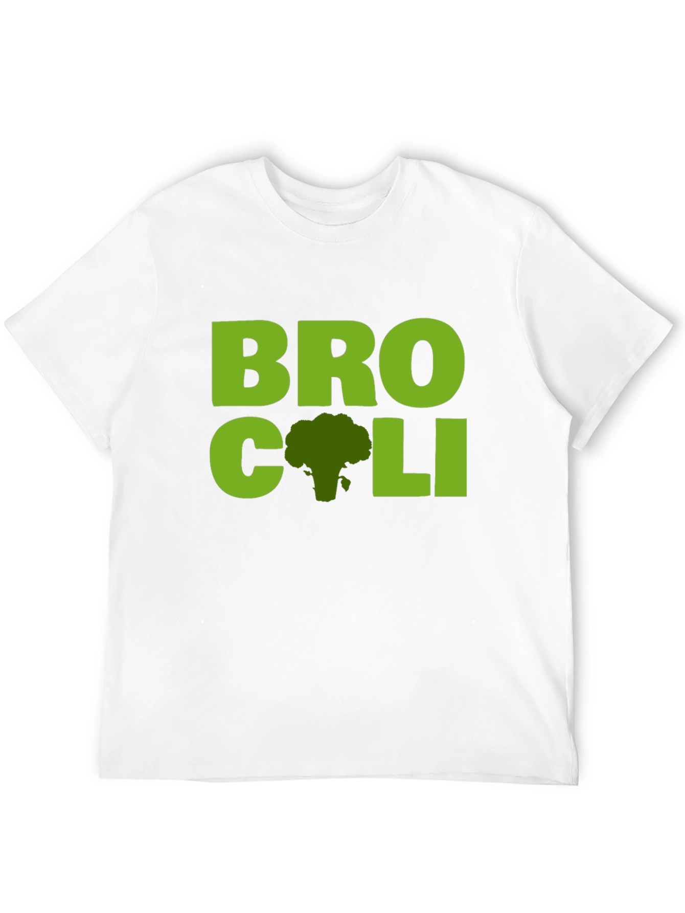 Black Broccoli Graphic Tee - Vegan Humor T-Shirt view 12