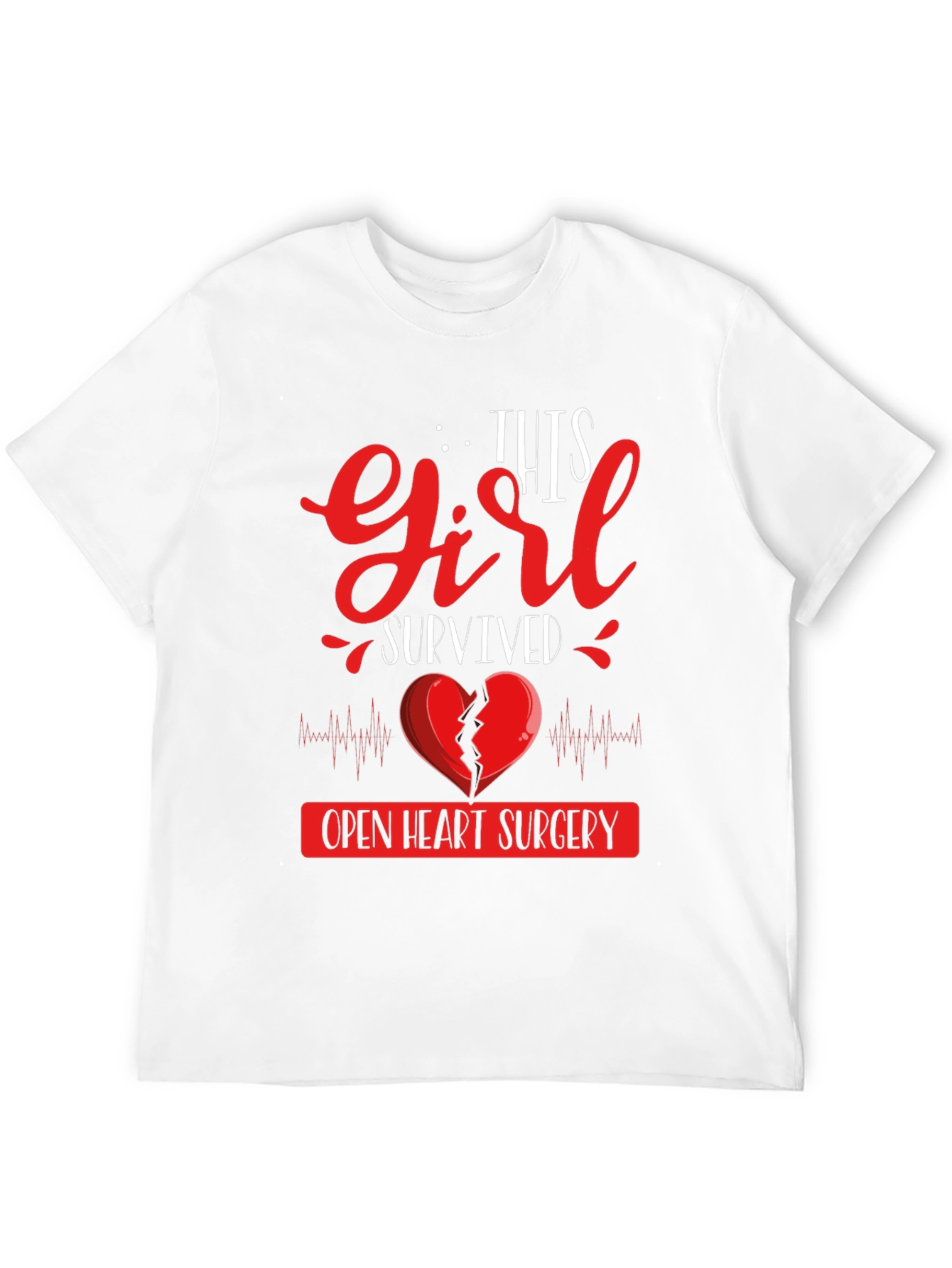 Girl Heart Surgery Survivor T-Shirt - 12