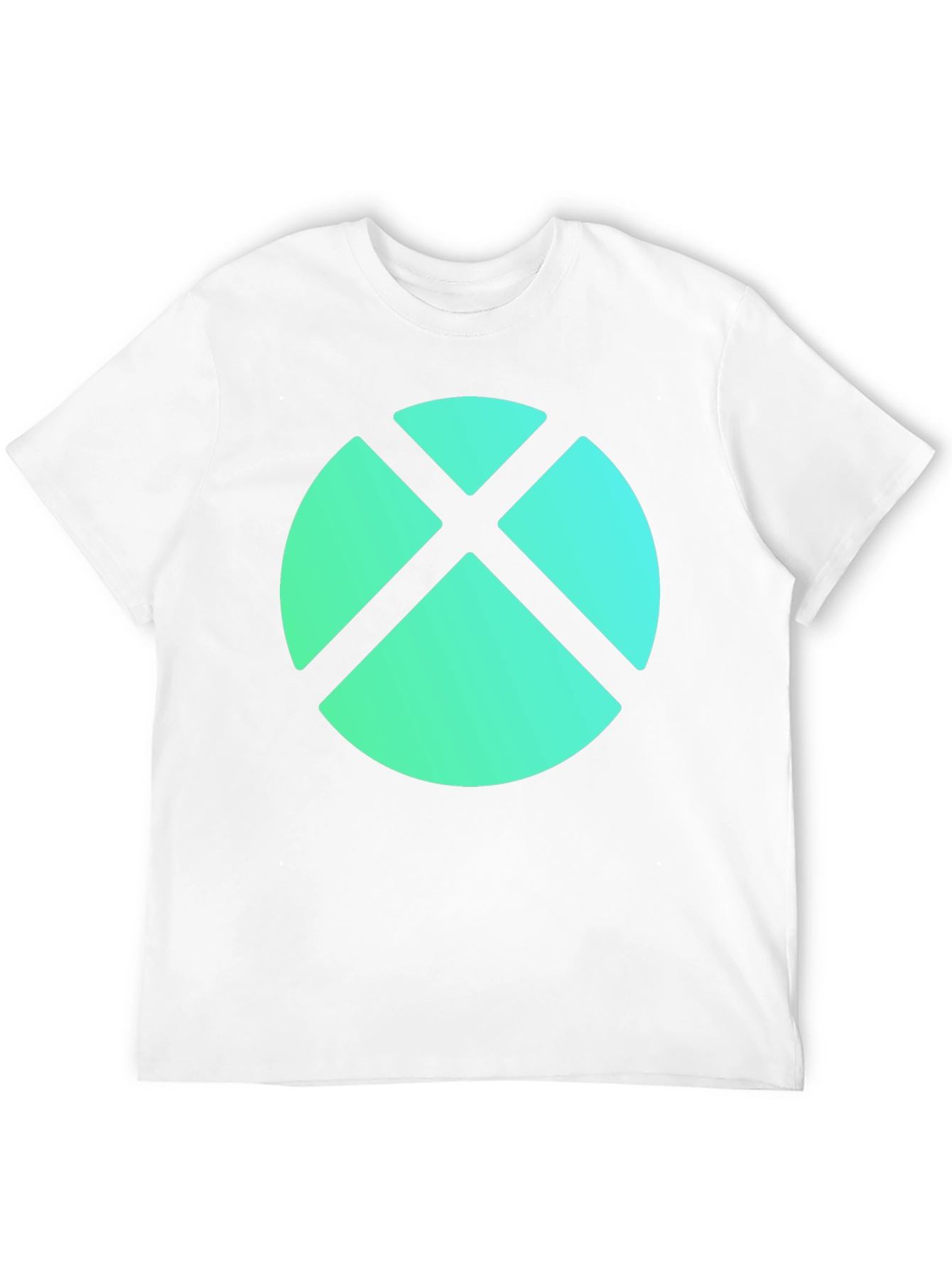 Black Abstract Geometric Graphic Tee - Modern Casual Wear view 12