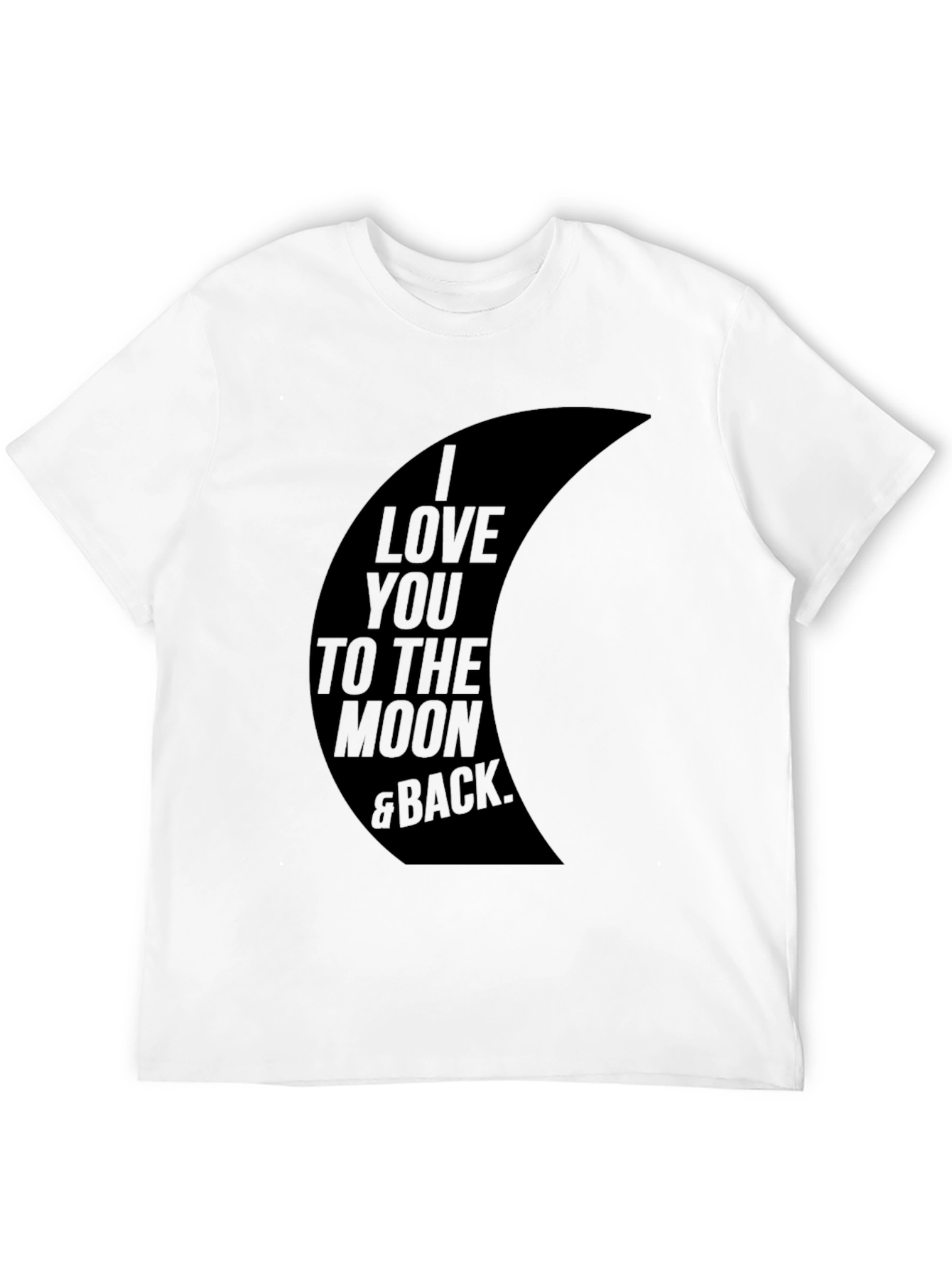 Black I Love You to the Moon & Back Graphic Tee - Black view 12