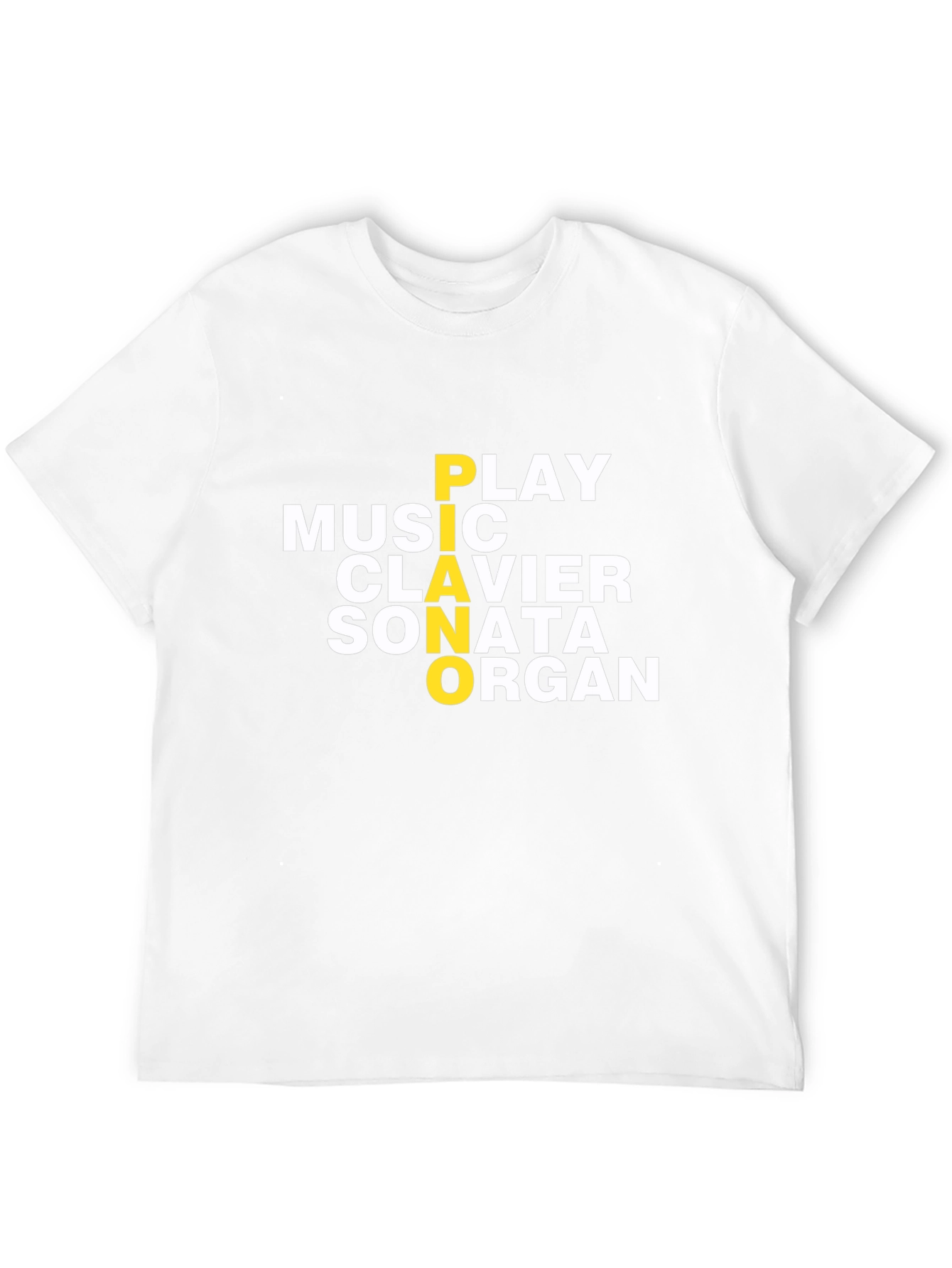 Black Piano Music T-Shirt: Play Music Sonata Organ Clavier Tee view 12