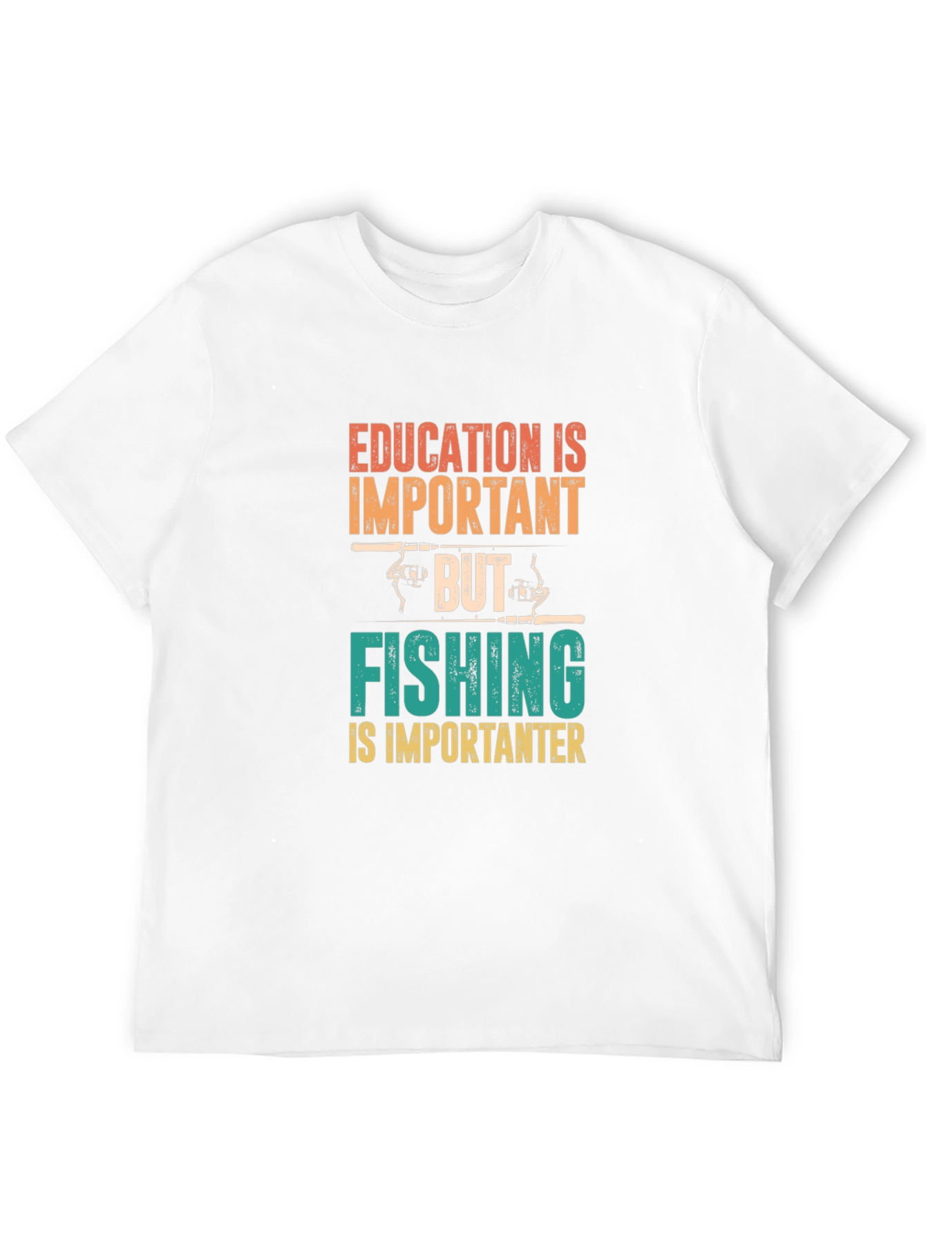 Black Fishing Is Importanter T-Shirt view 12