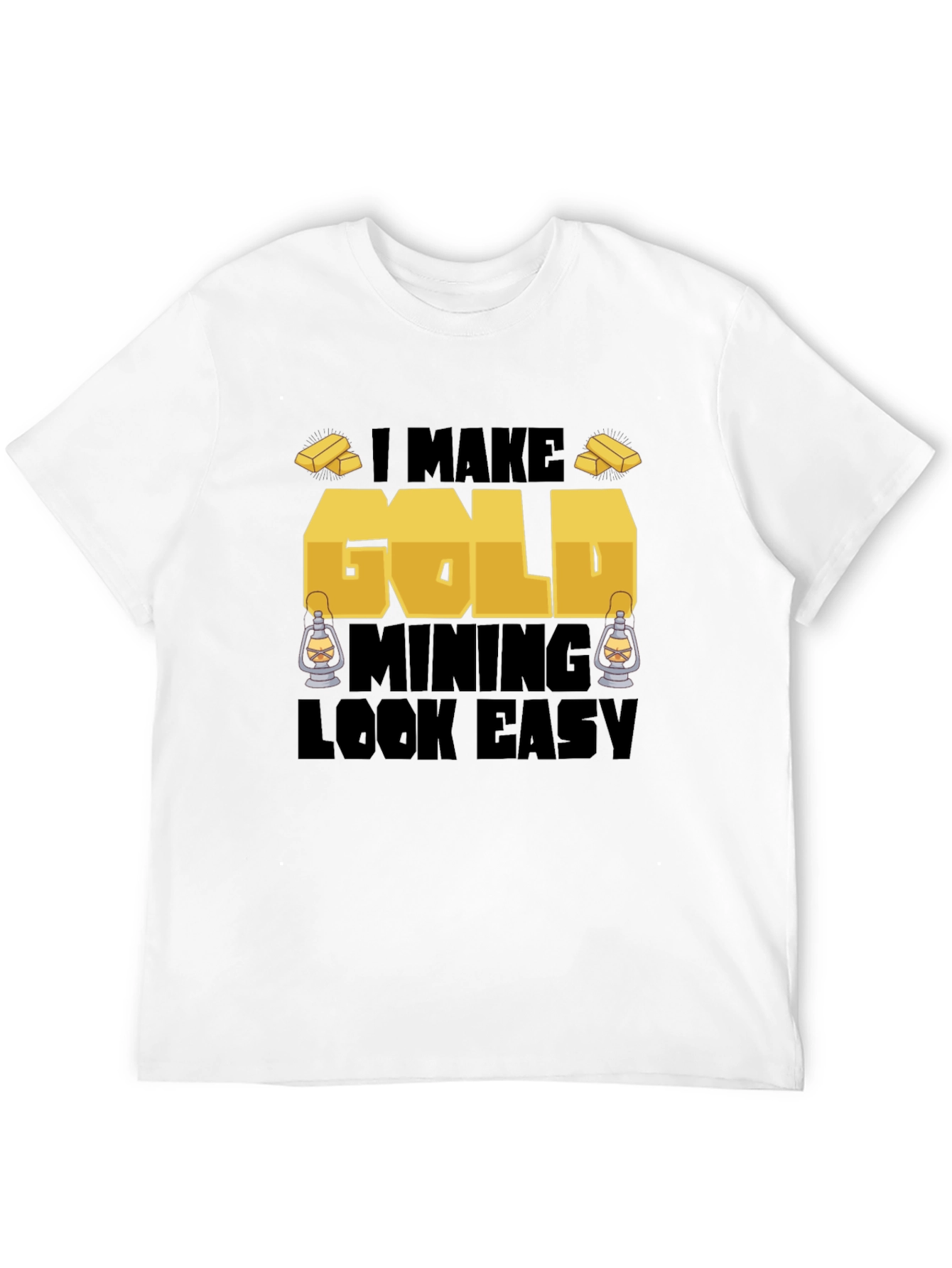 Black Gold Mining T-Shirt - Funny Miner Tee view 12