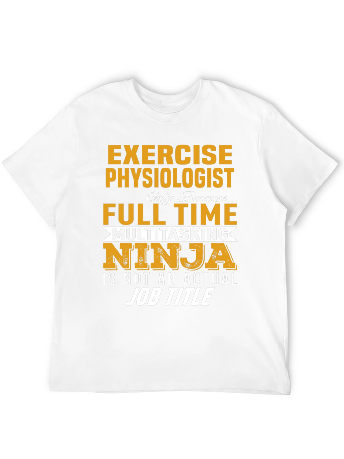 Black Exercise Physiologist Multitasking Ninja Graphic Tee view 12
