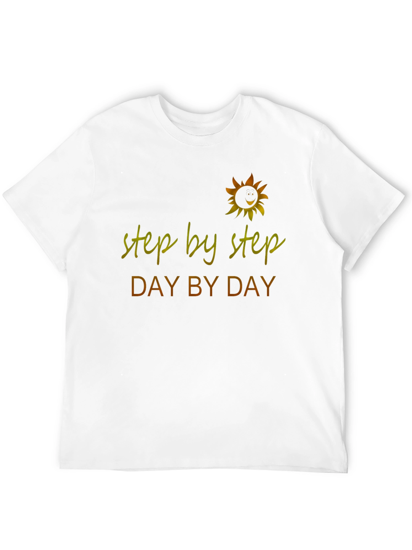 Black Step By Step Day By Day Black T-Shirt view 12