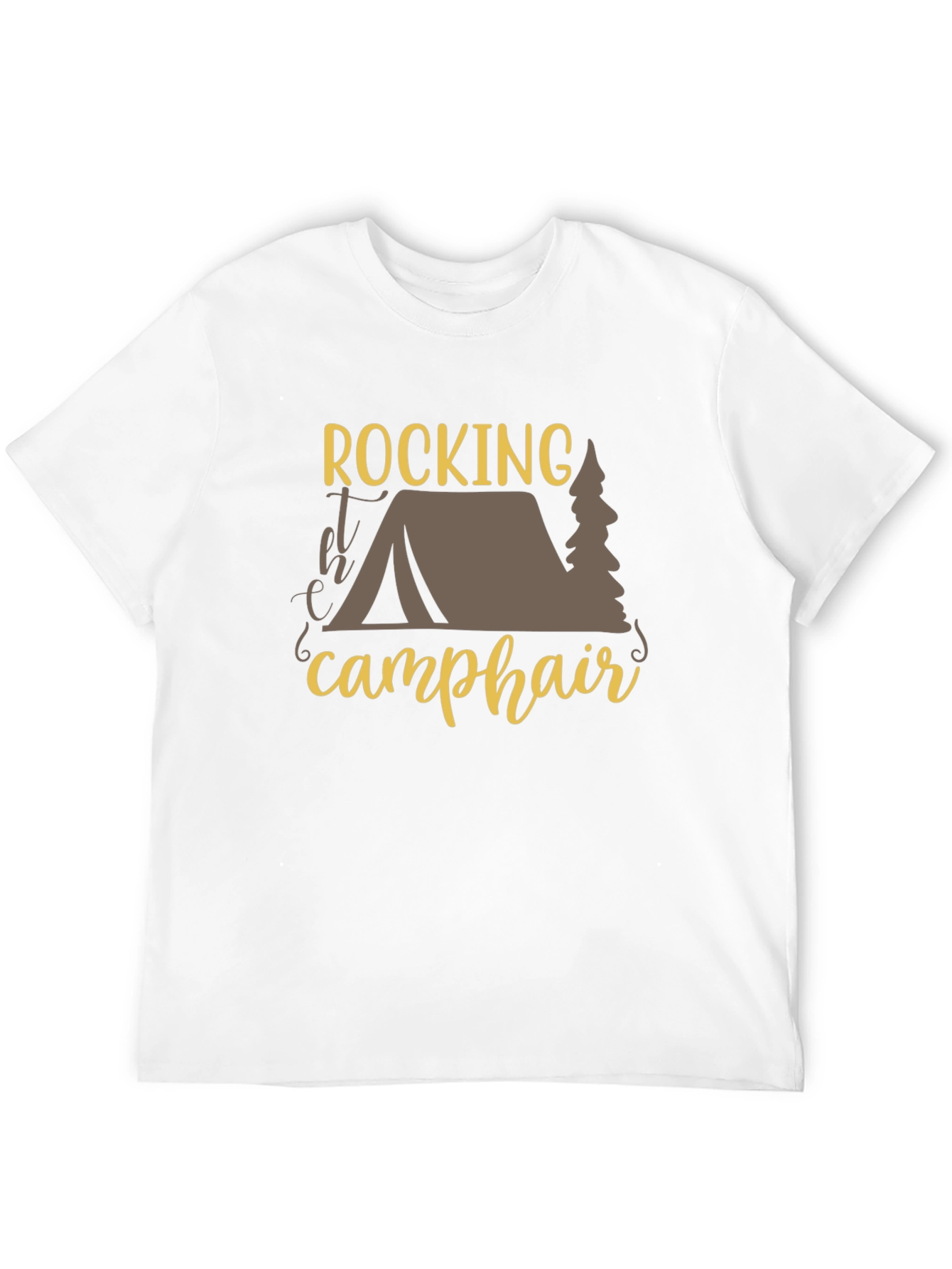 Black Rocking the Camp Hair T-Shirt view 12