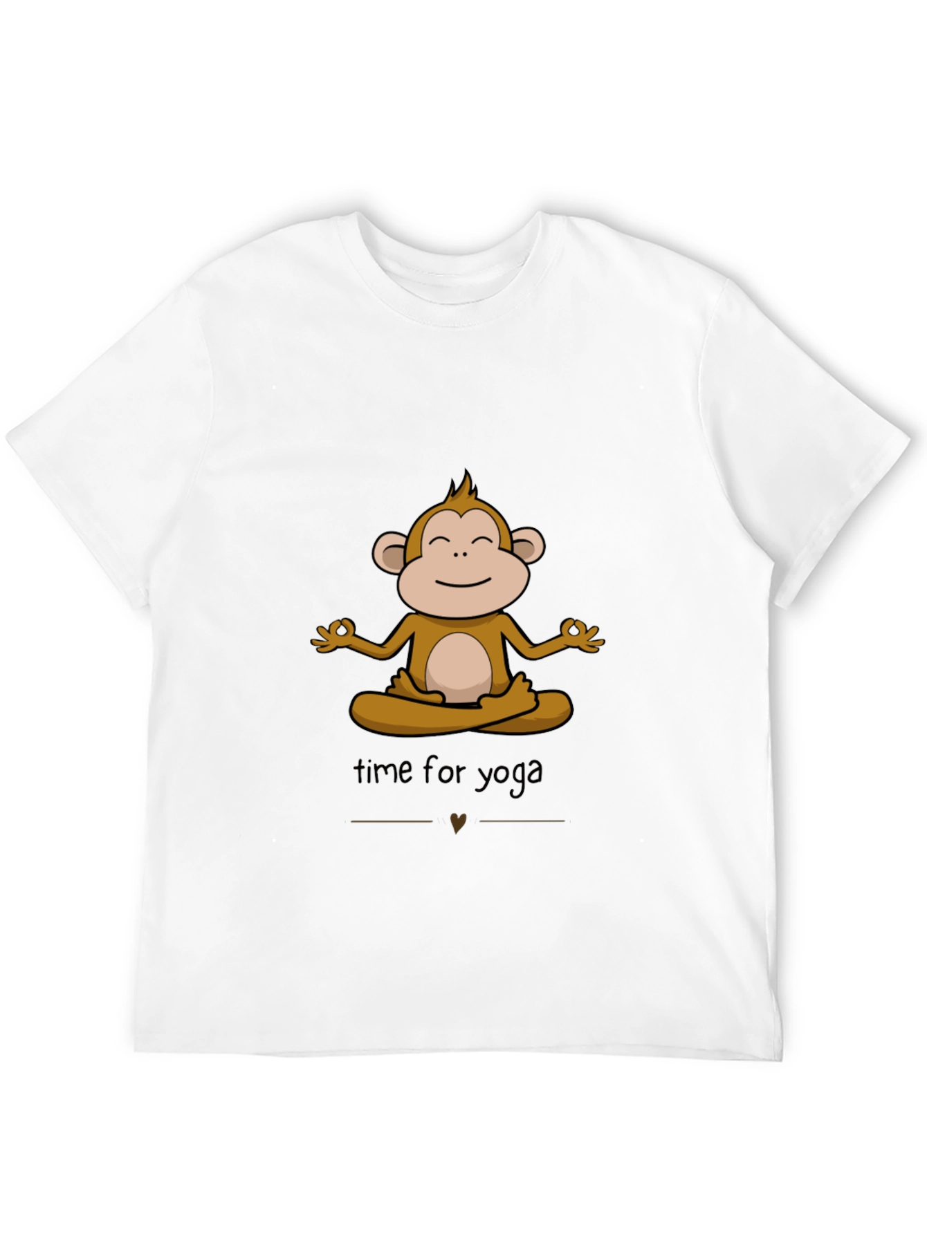 Black Zen Monkey Yoga T-Shirt - Meditating Ape Graphic Tee view 12