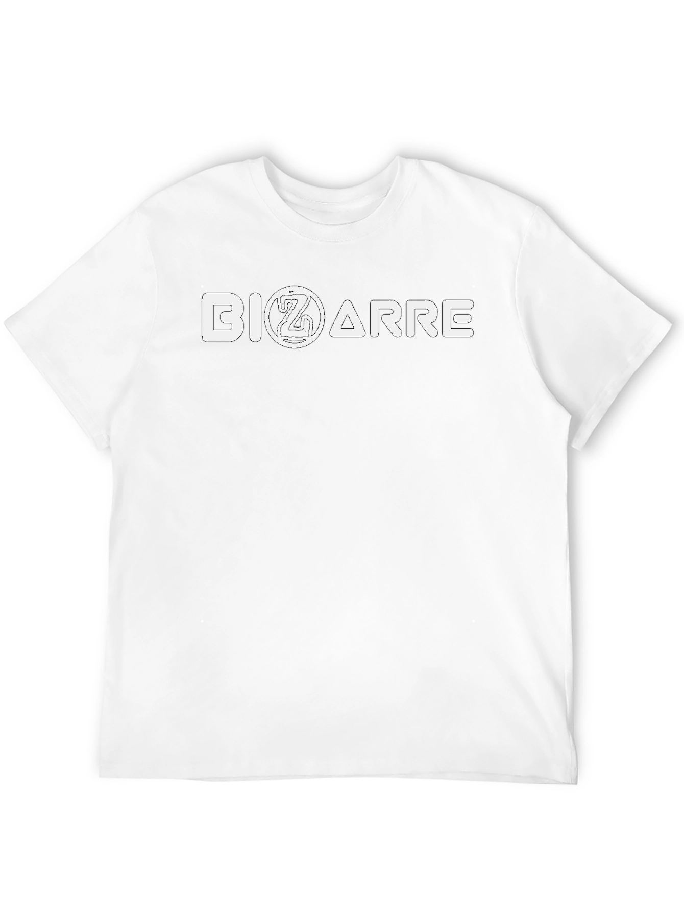 Black Bizarre Graphic Tee - Black Casual T-Shirt view 12