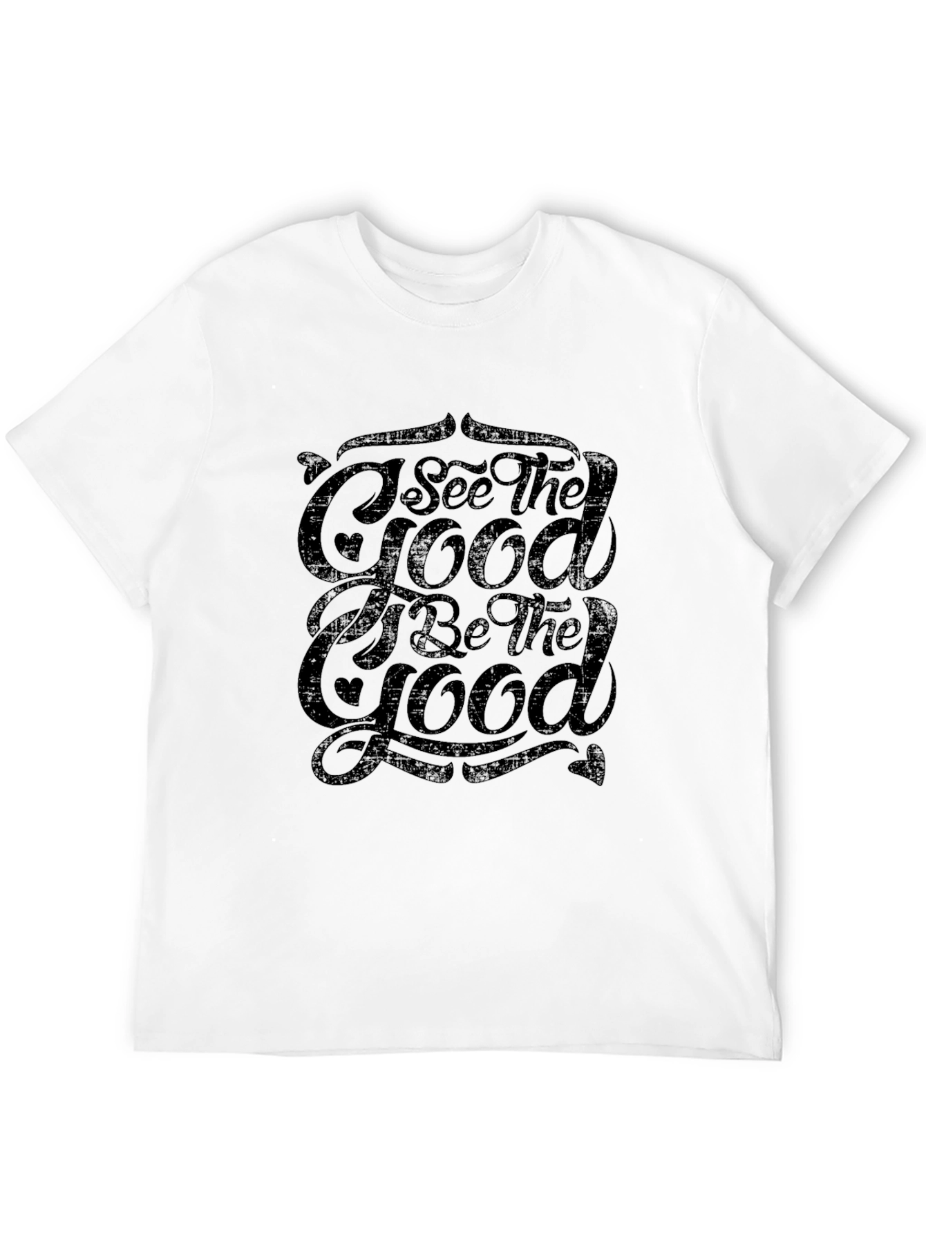 Black See The Good Be The Good Graphic T-Shirt view 12