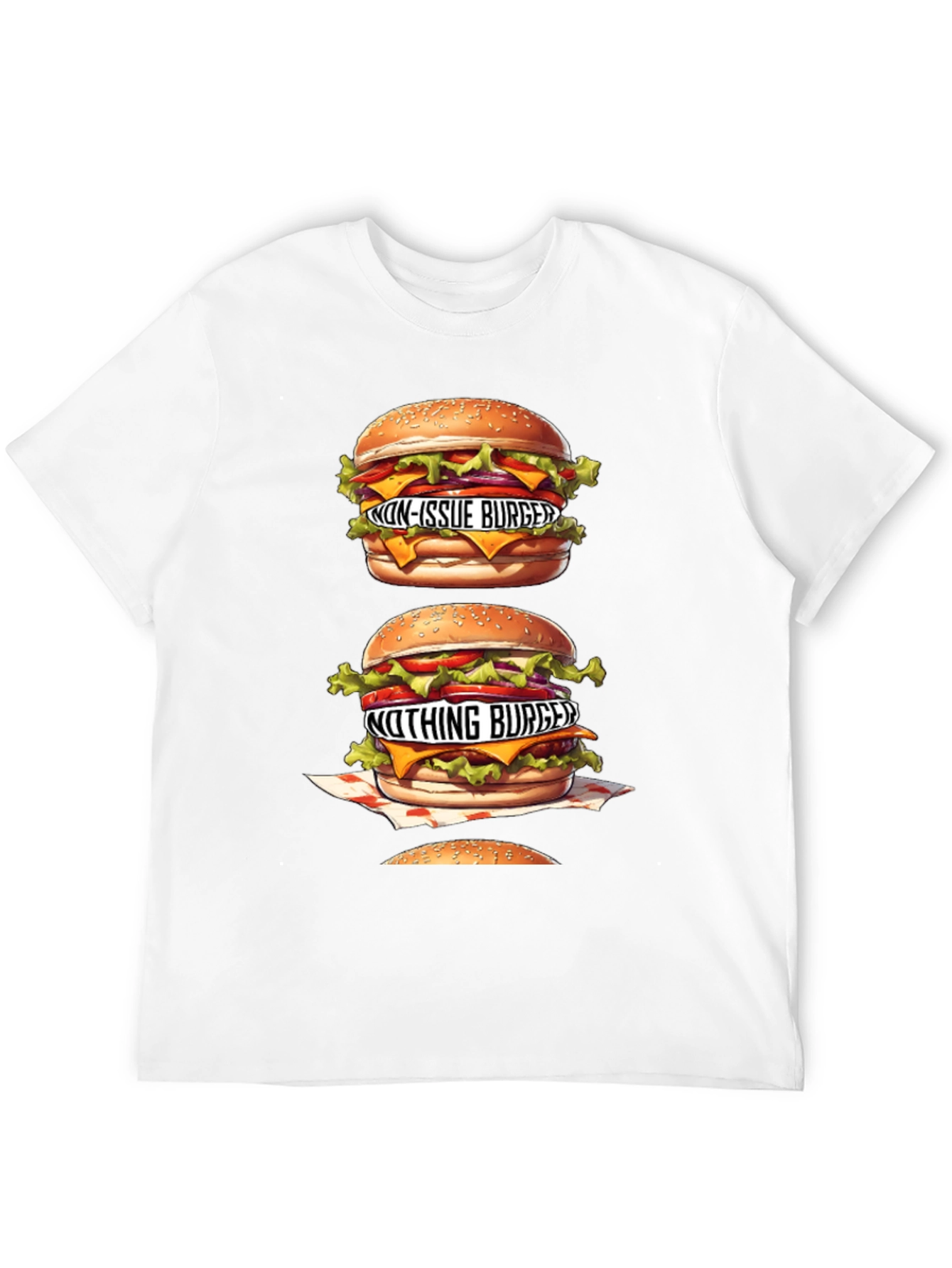 Black Burger Graphic Tee - "Non-Issue" & "Nothing" Burgers view 12