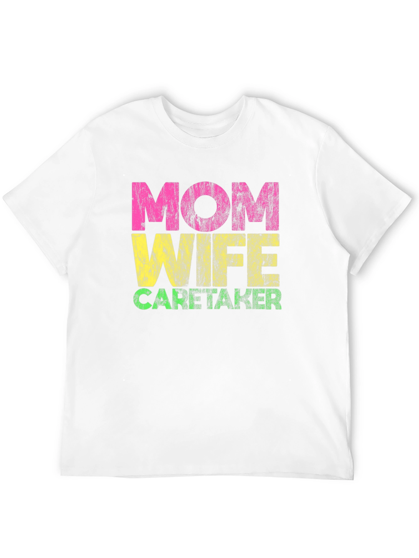 Black Mom Wife Caretaker Graphic Tee - Black view 12