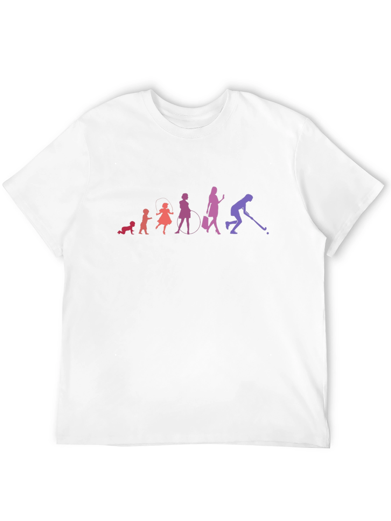 Black Evolution of a Hockey Player T-Shirt view 12